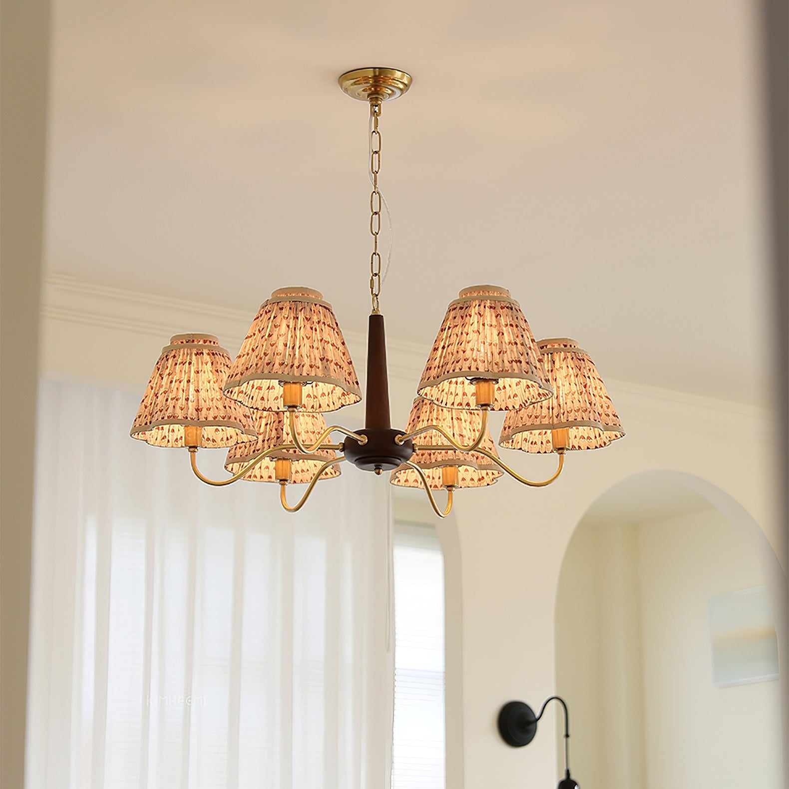Selva Natural Wood Chandelier