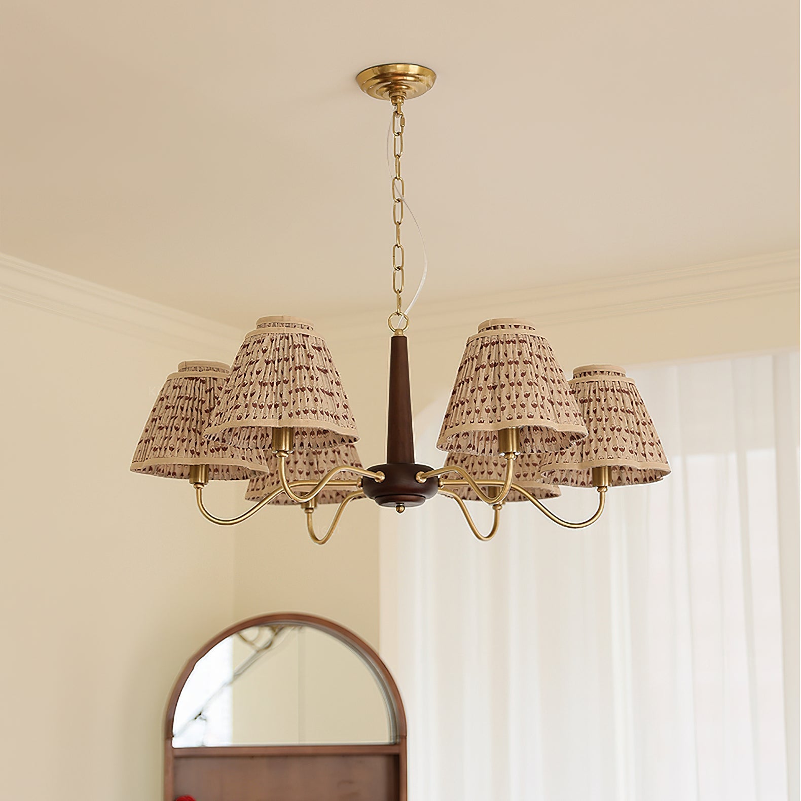 Selva Natural Wood Chandelier