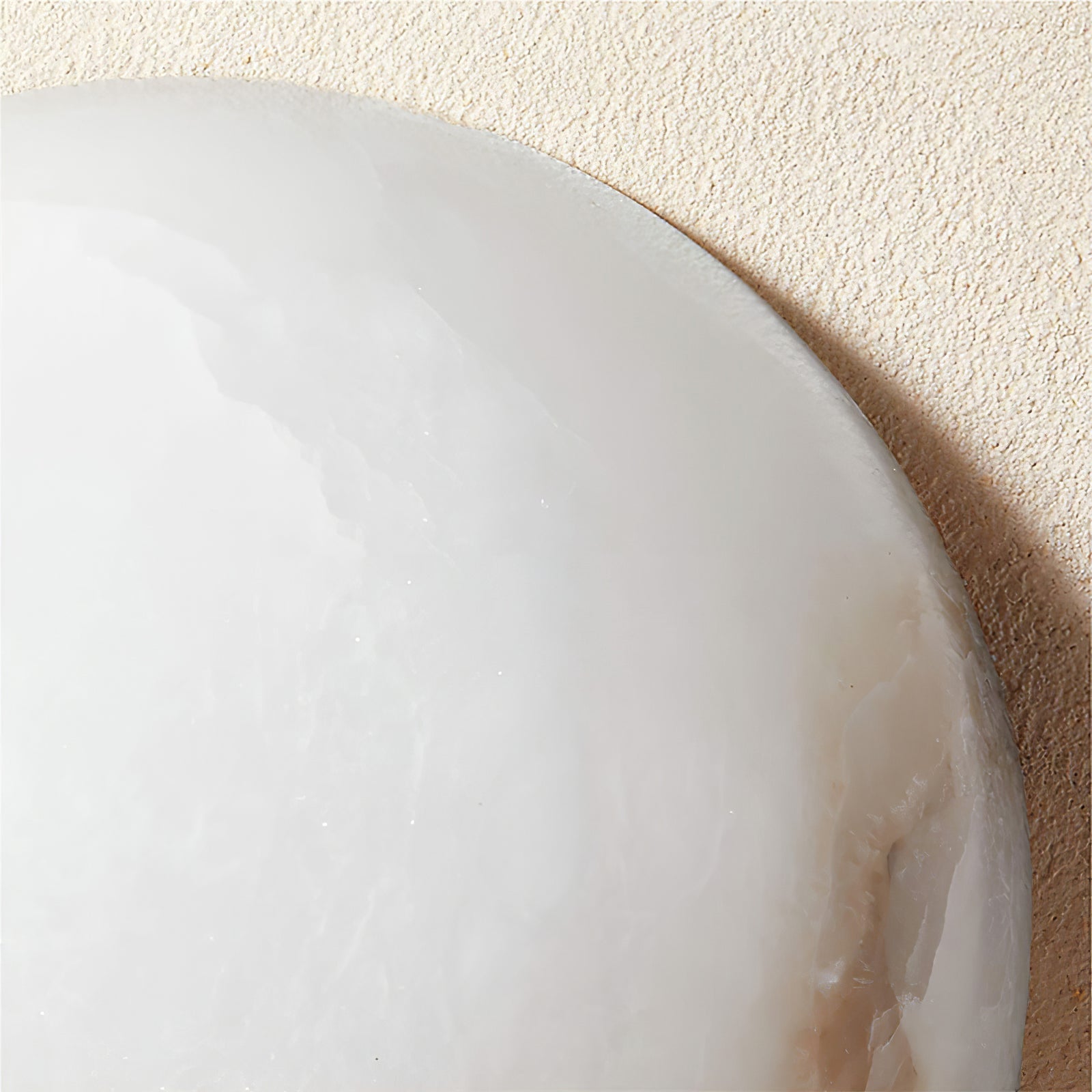 Visoliel Minimalist Alabaster Ceiling Light - Blowlighting
