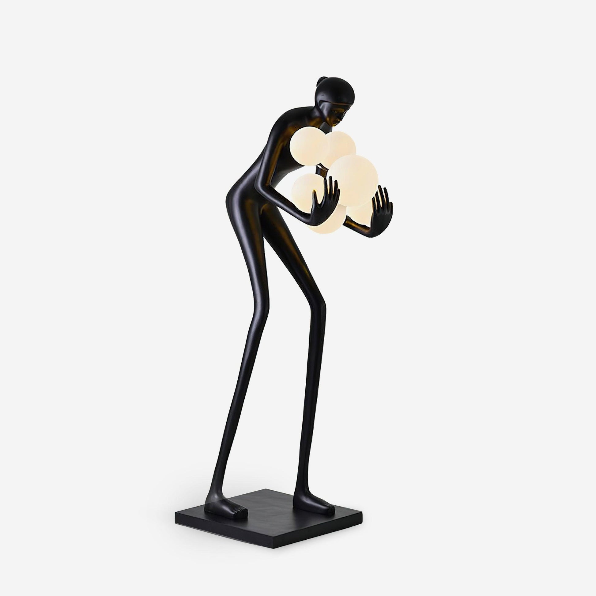 Cradle Sculptural Metal Floor Lamp - Blowlighting