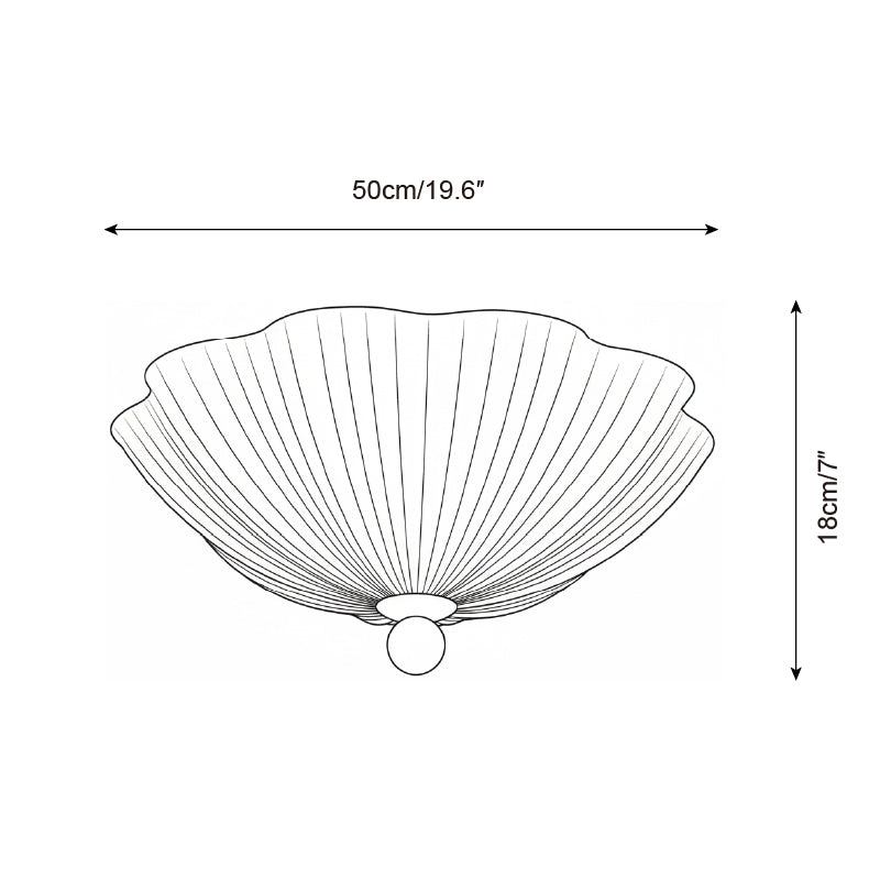 Seralyn Oriental Fabric Ceiling Light