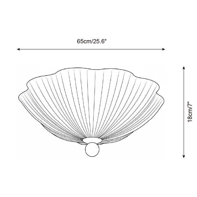 Seralyn Oriental Fabric Ceiling Light