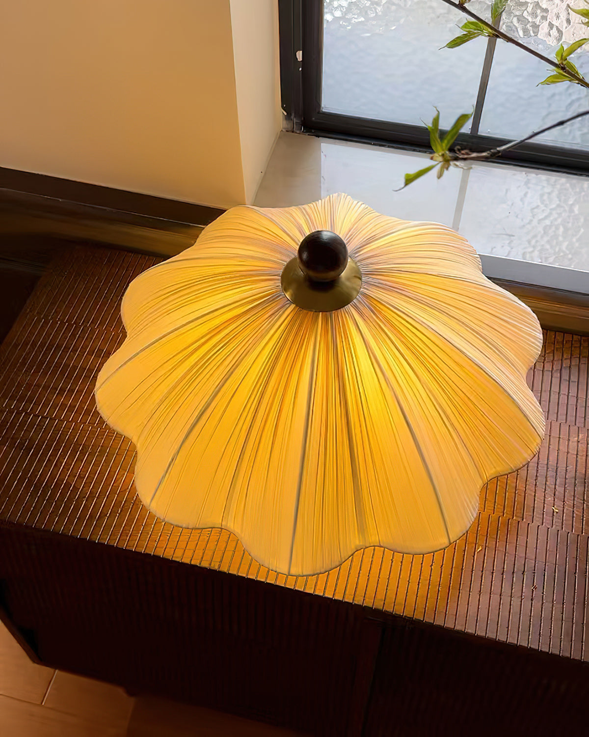 Seralyn Oriental Fabric Ceiling Light