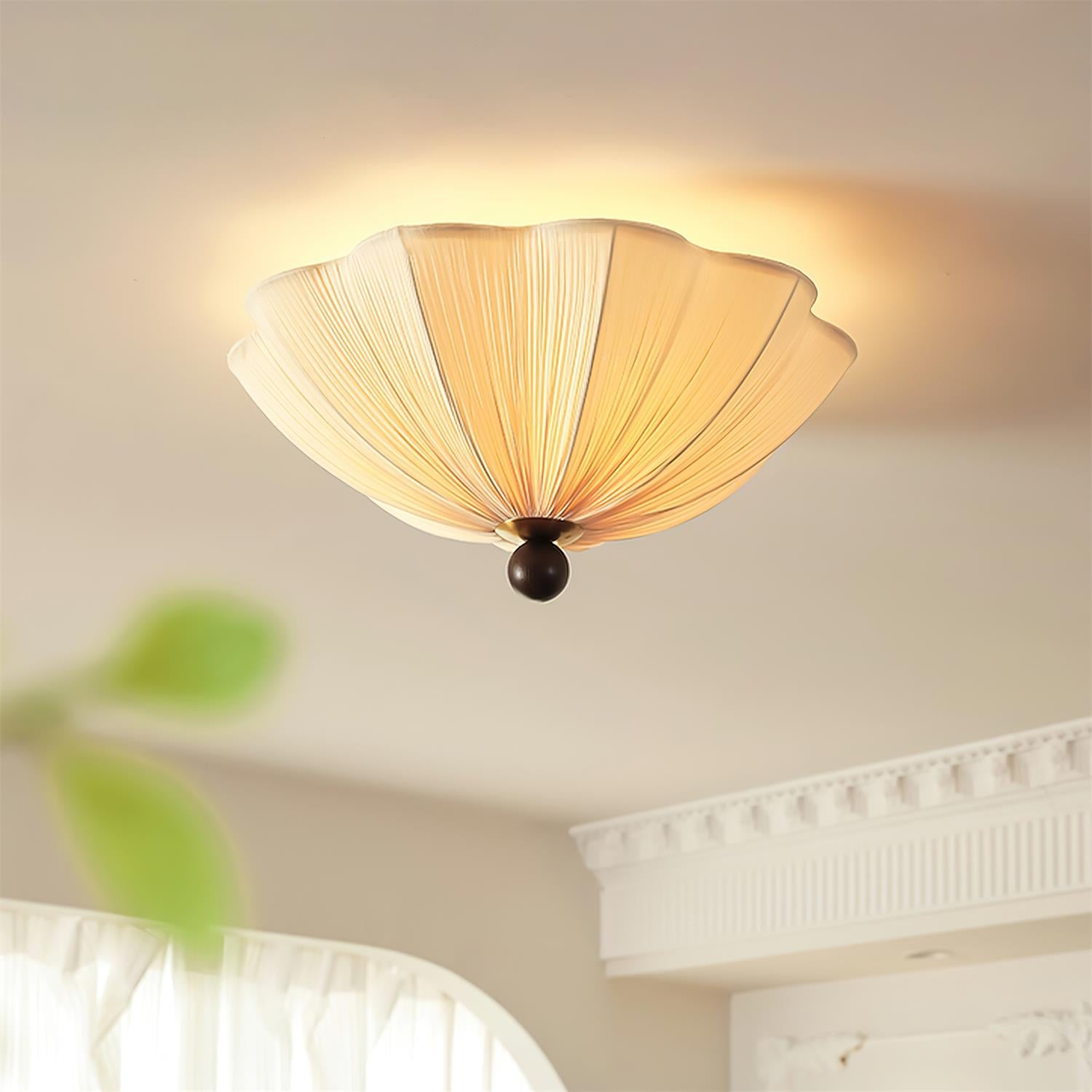 Seralyn Oriental Fabric Ceiling Light