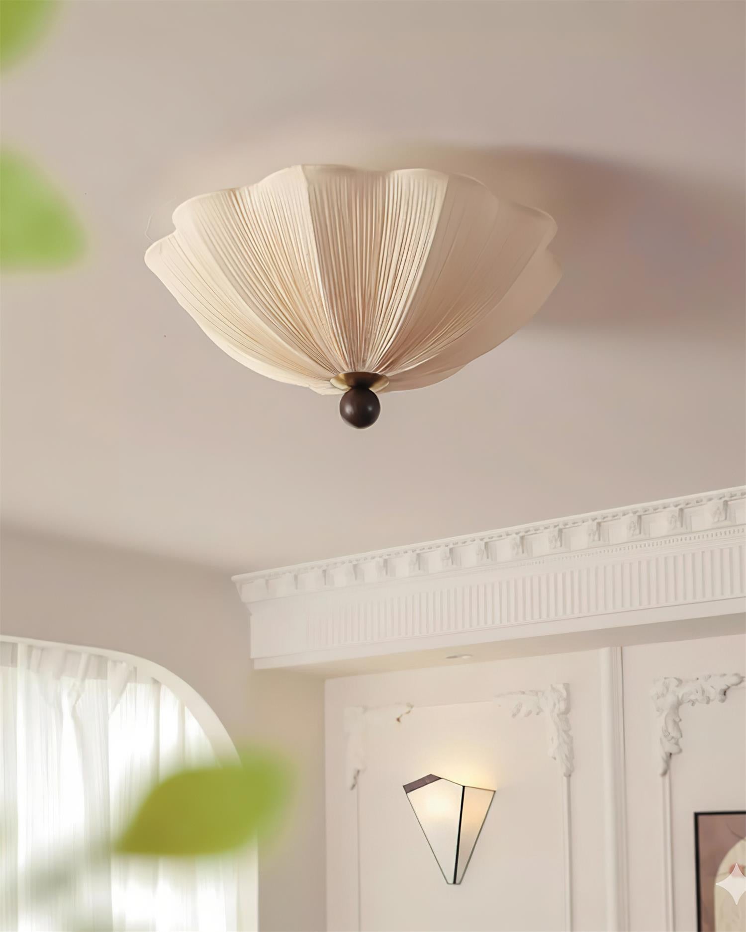 Seralyn Oriental Fabric Ceiling Light