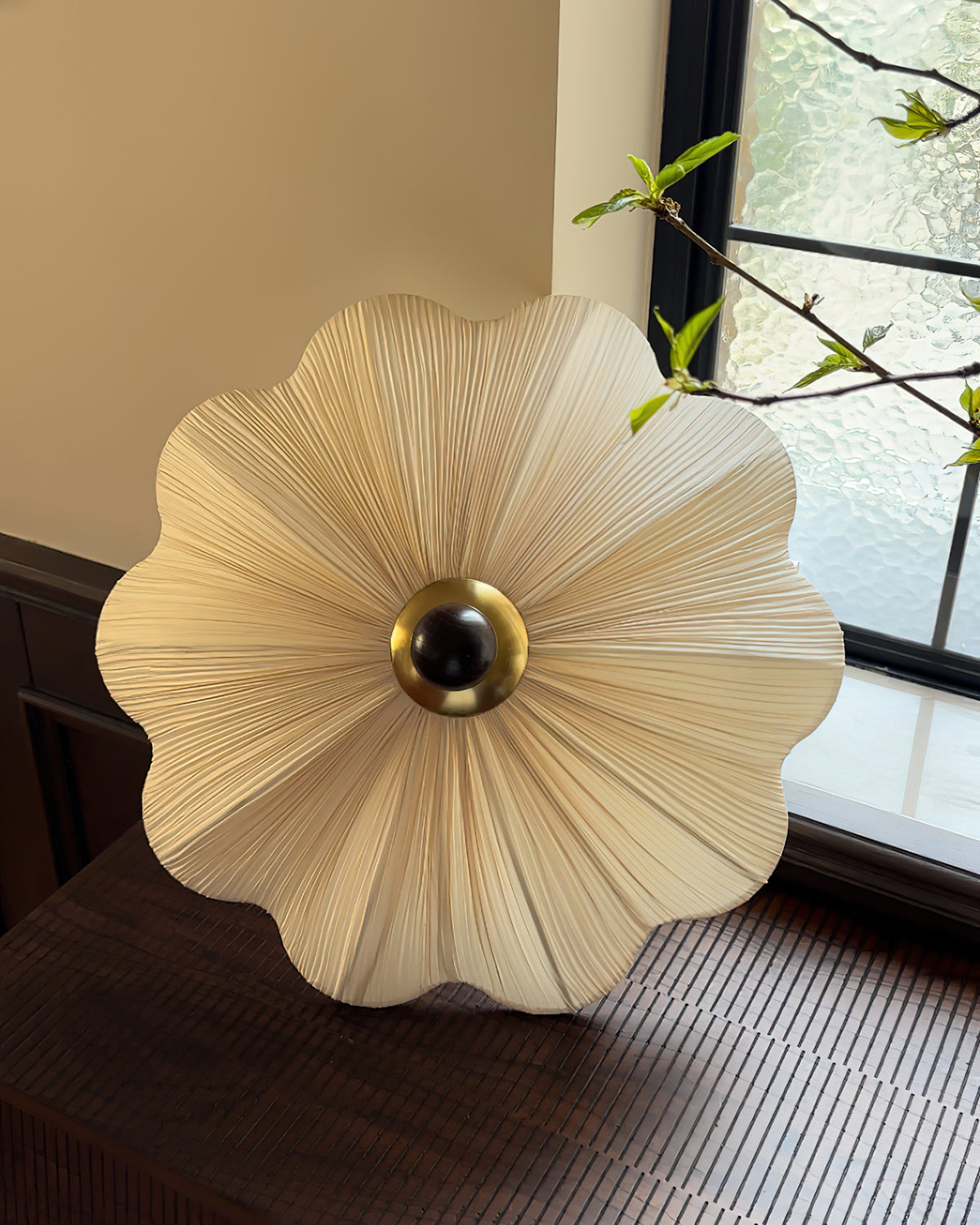 Seralyn Oriental Fabric Ceiling Light