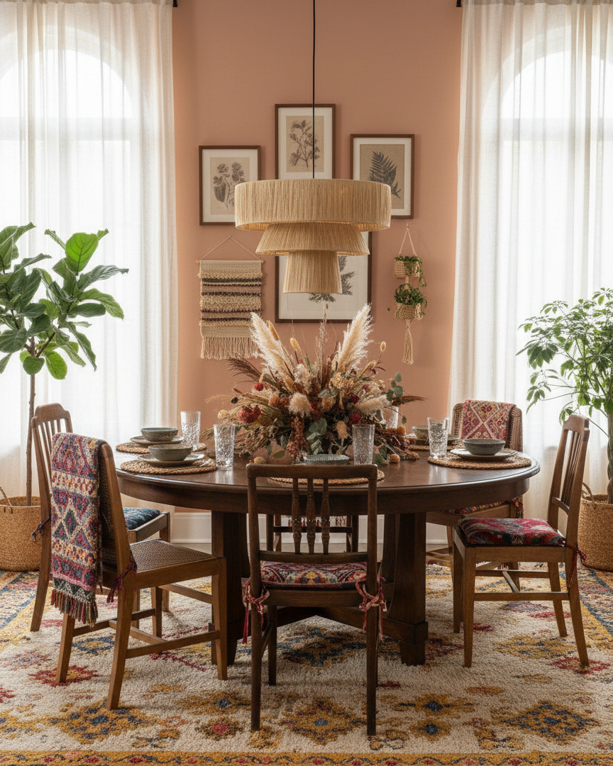 Serapha Tier Organic Raffia Pendant Light