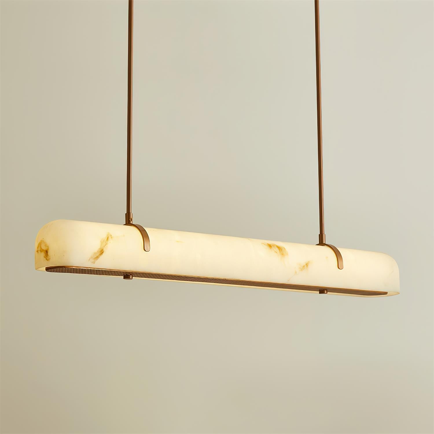 Selvian Modern Pastel Line Chandelier