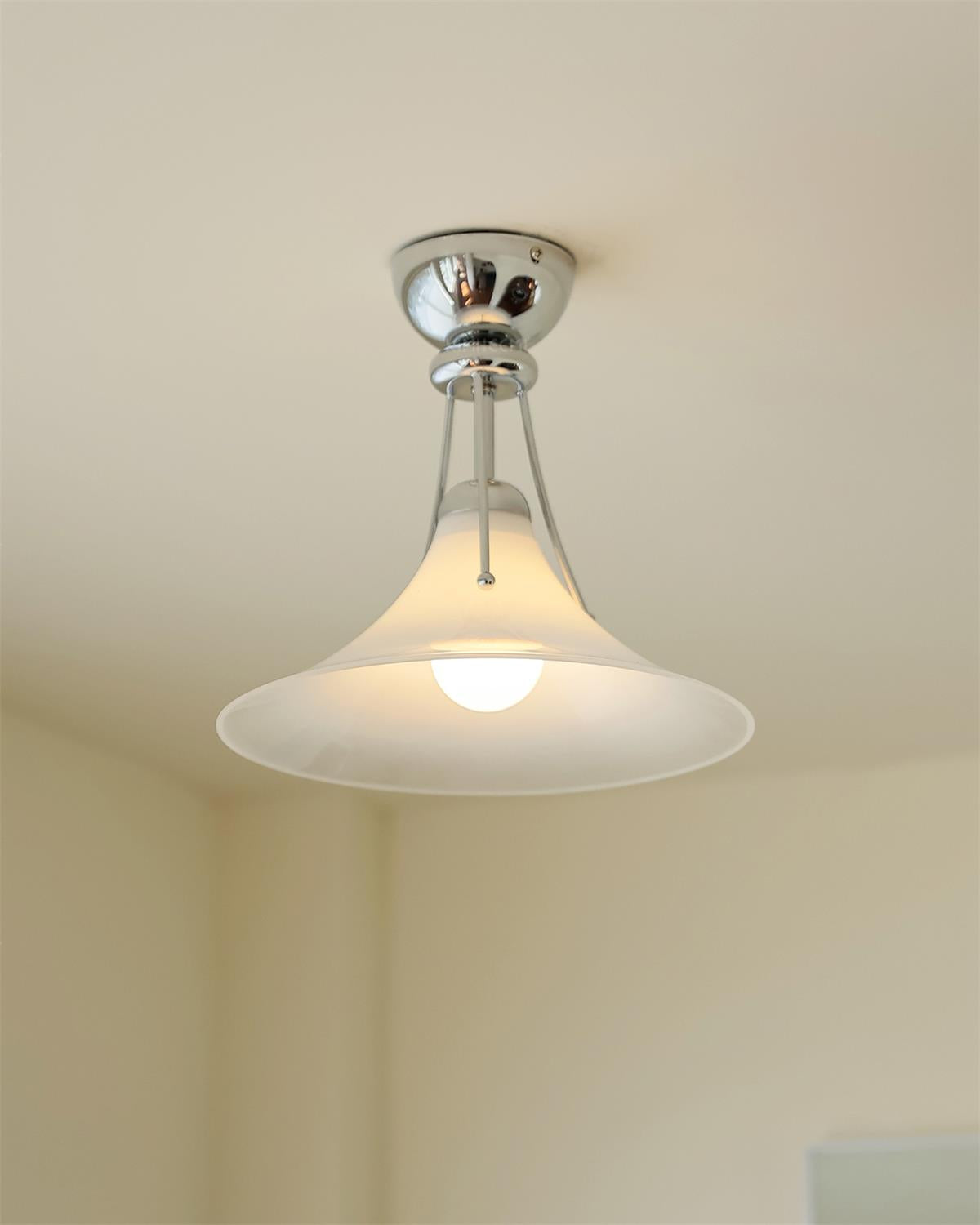 Sereno Scandinavian Glass Dome Ceiling Light