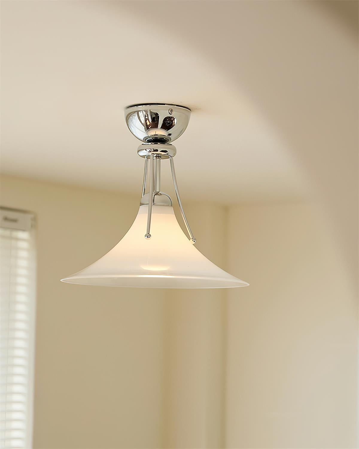 Sereno Scandinavian Glass Dome Ceiling Light