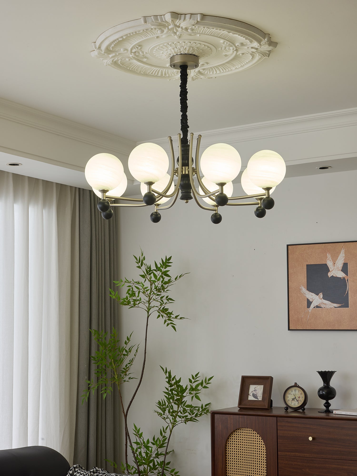 Serenus Sphere Chandelier - Blowlighting