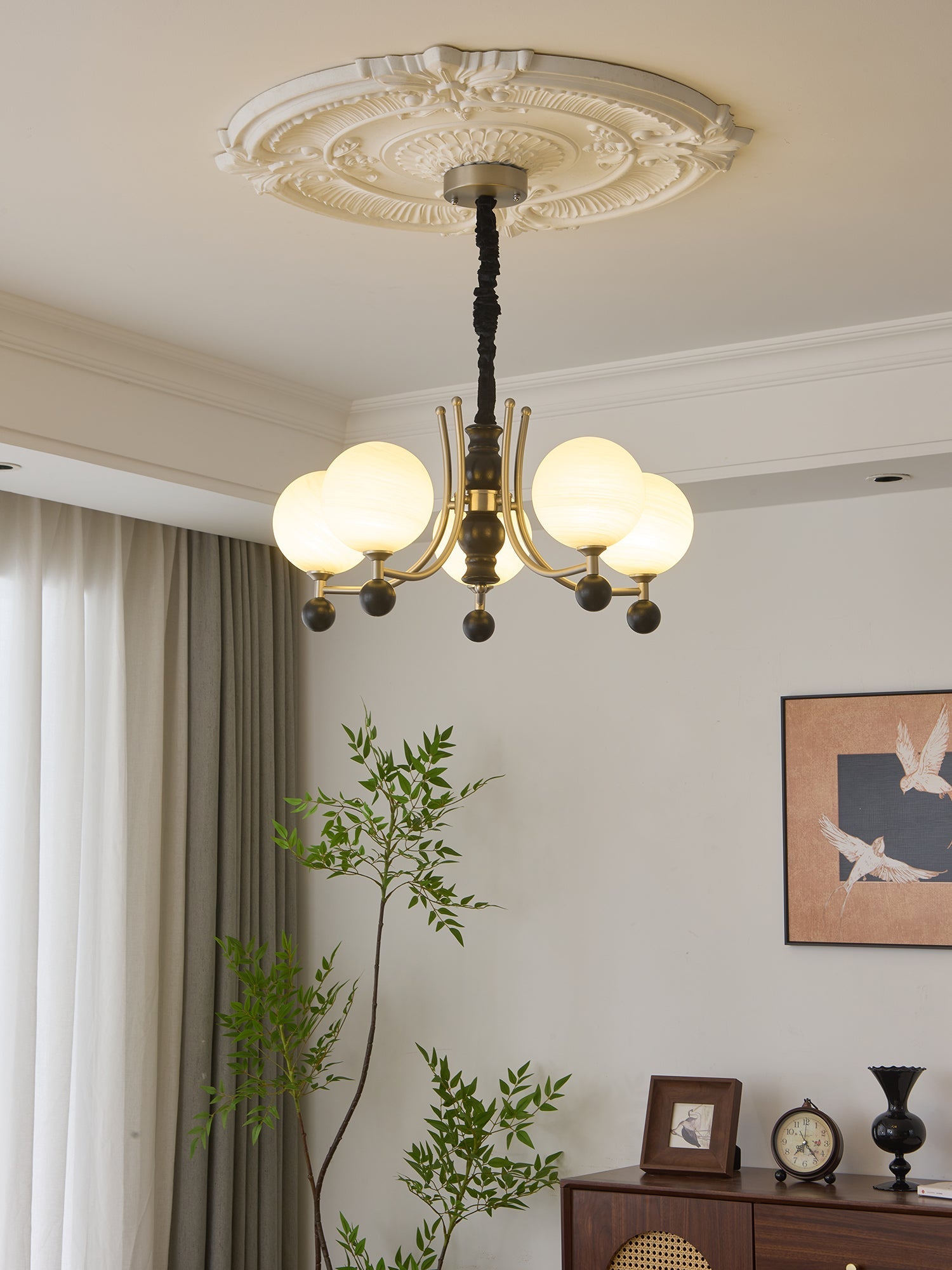 Serenus Sphere Chandelier - Blowlighting