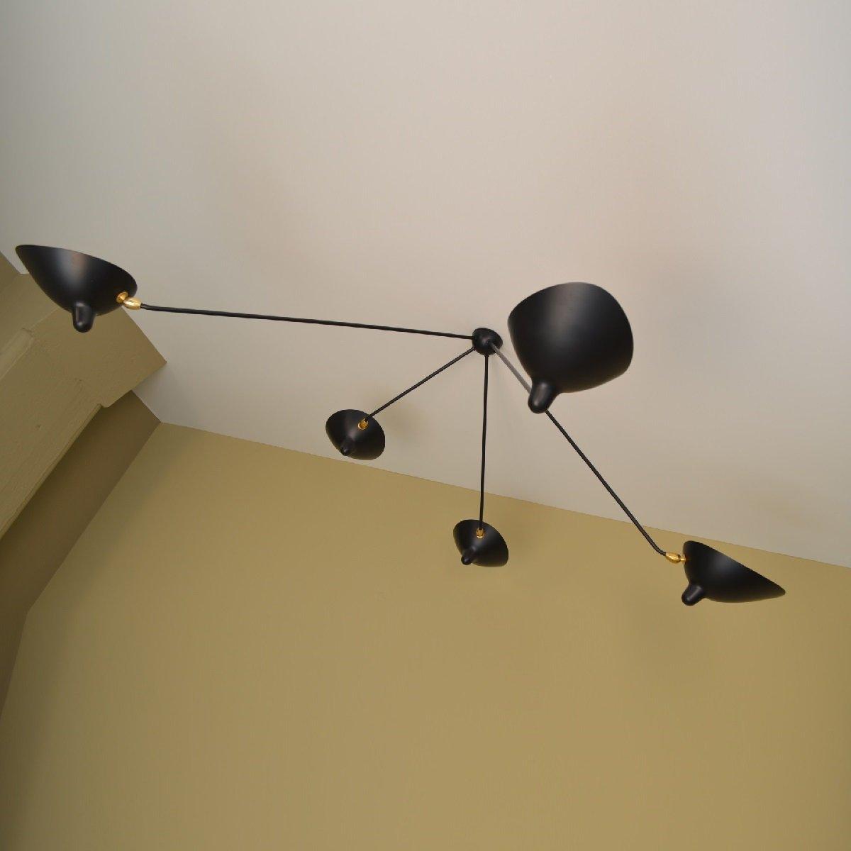 Serge Mouille Ceiling Lamp B - Blowlighting