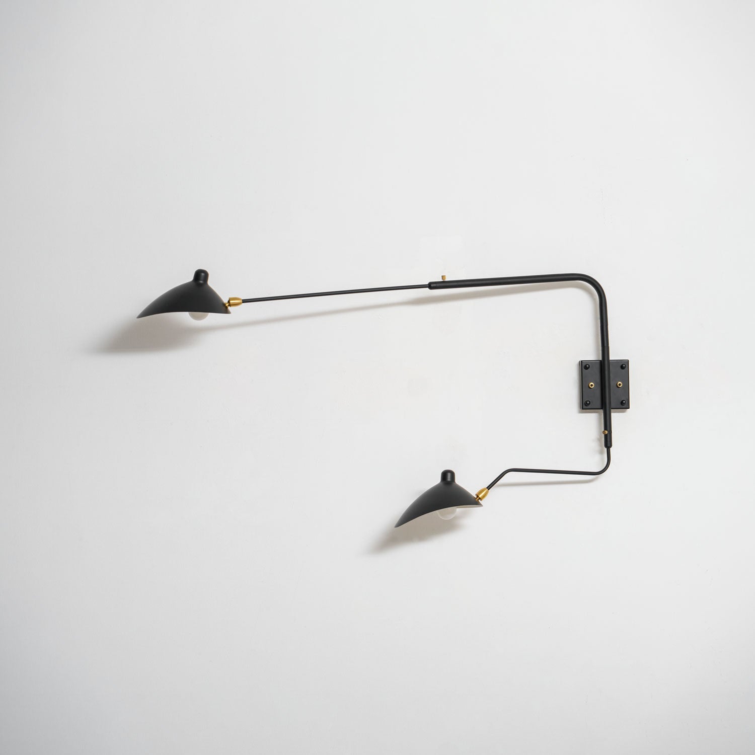 Serge Mouille Modern Aluminum Wall Light