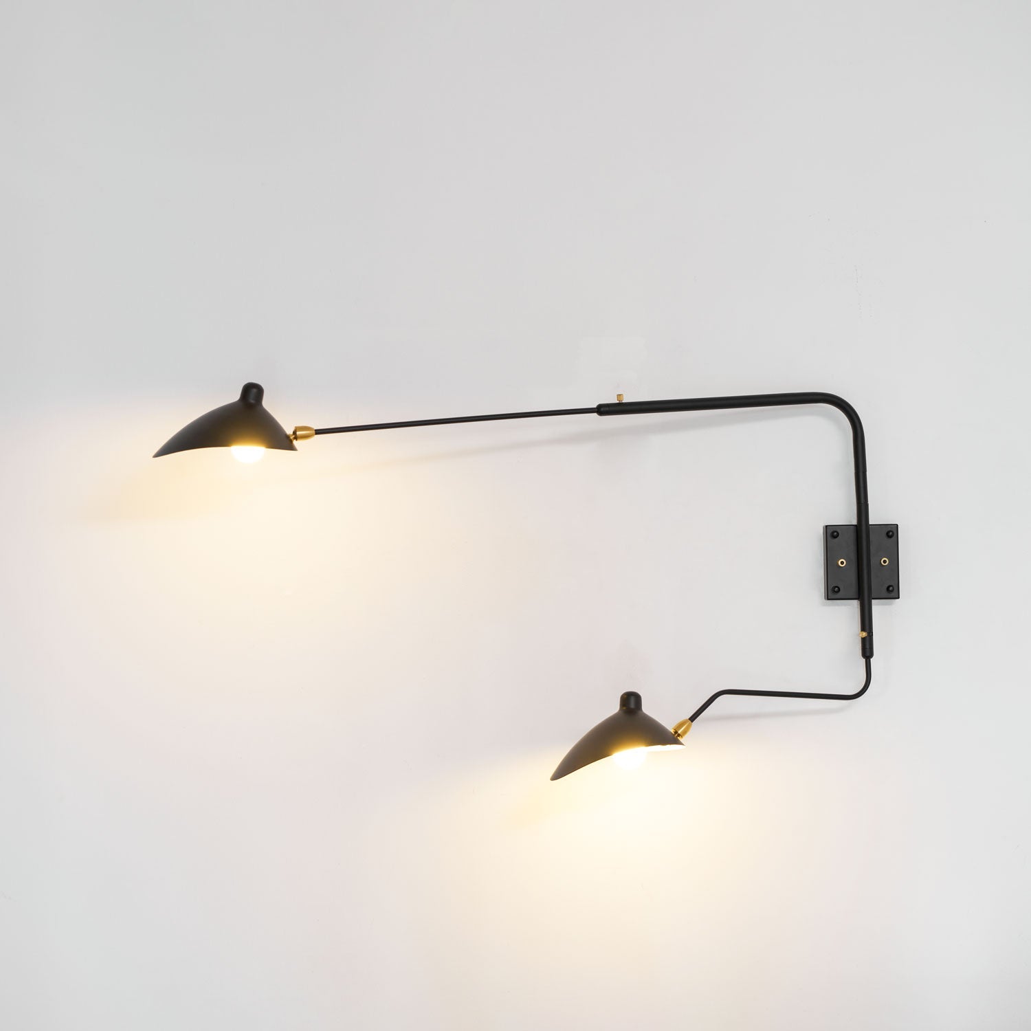 Serge Mouille Modern Aluminum Wall Light
