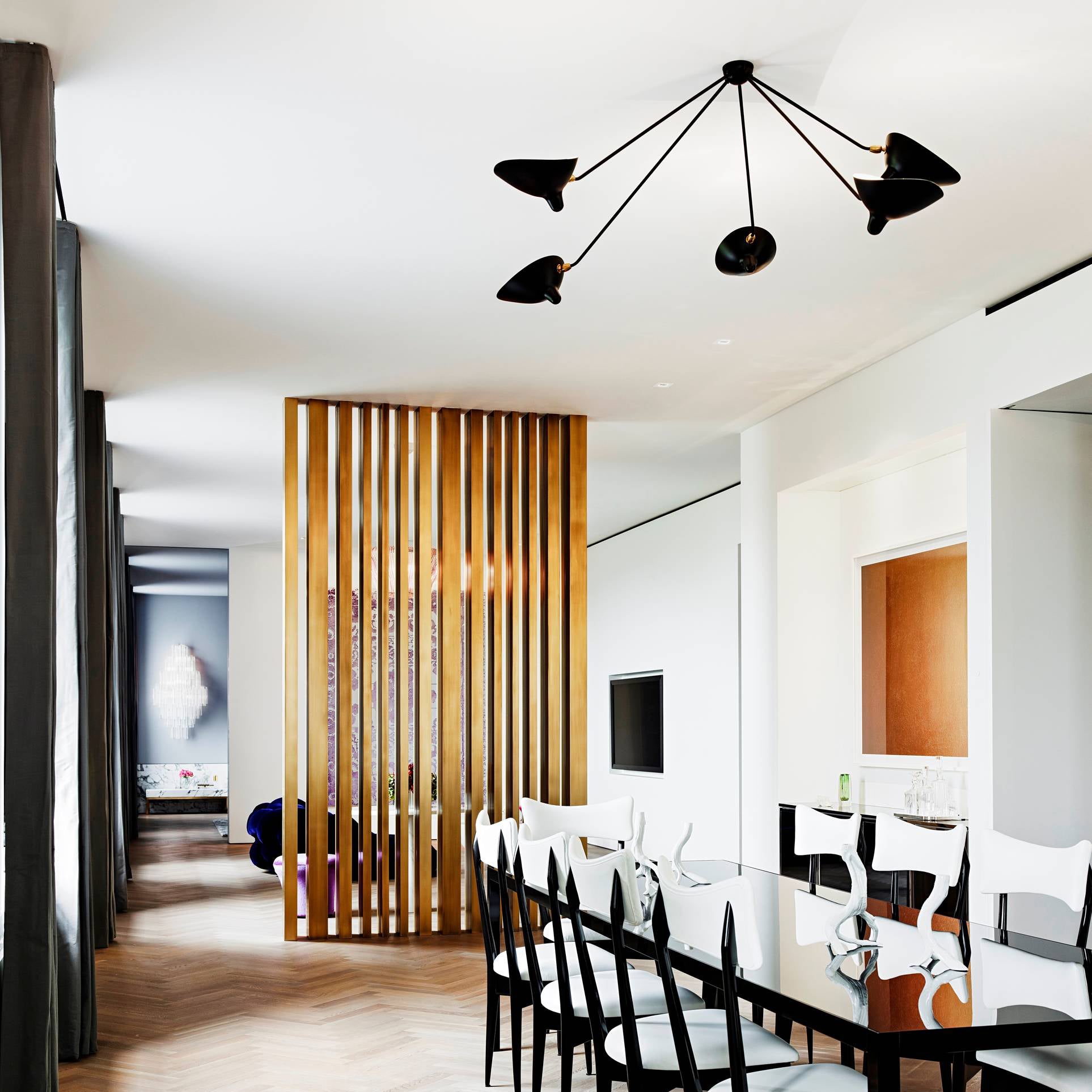 Serge Mouille Ceiling Lamp B - Blowlighting