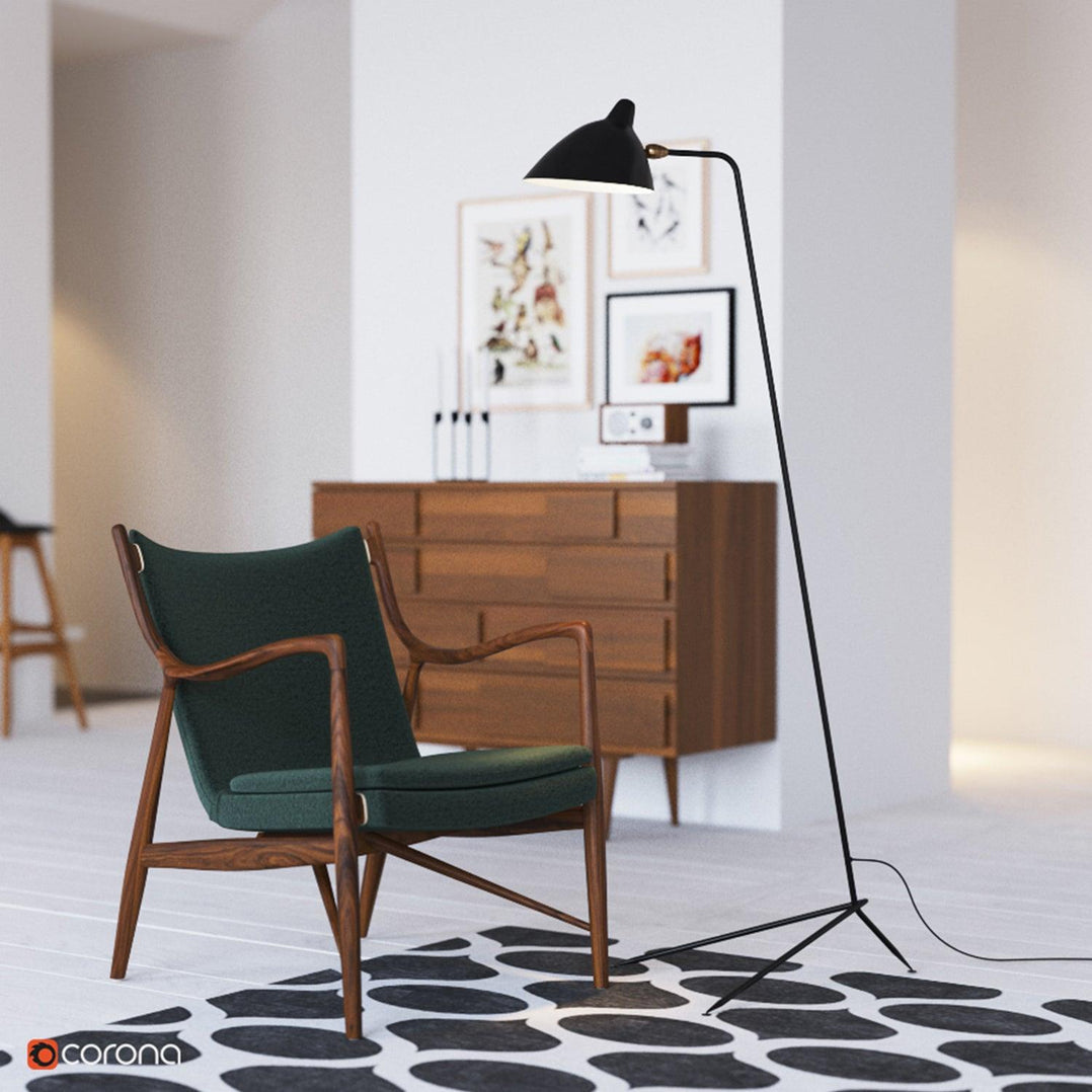 Serge Mouille Floor Lamp - Blowlighting