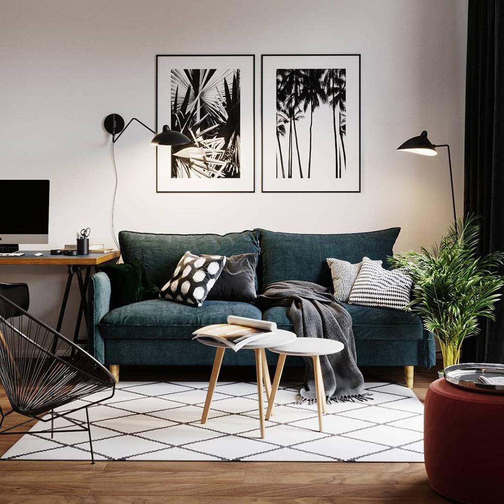 Serge Mouille Contemporary Aluminum Plug In Wall Light