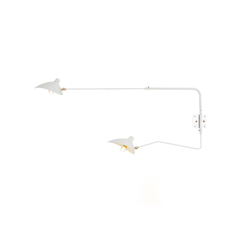 Serge Mouille Modern Aluminum Wall Light
