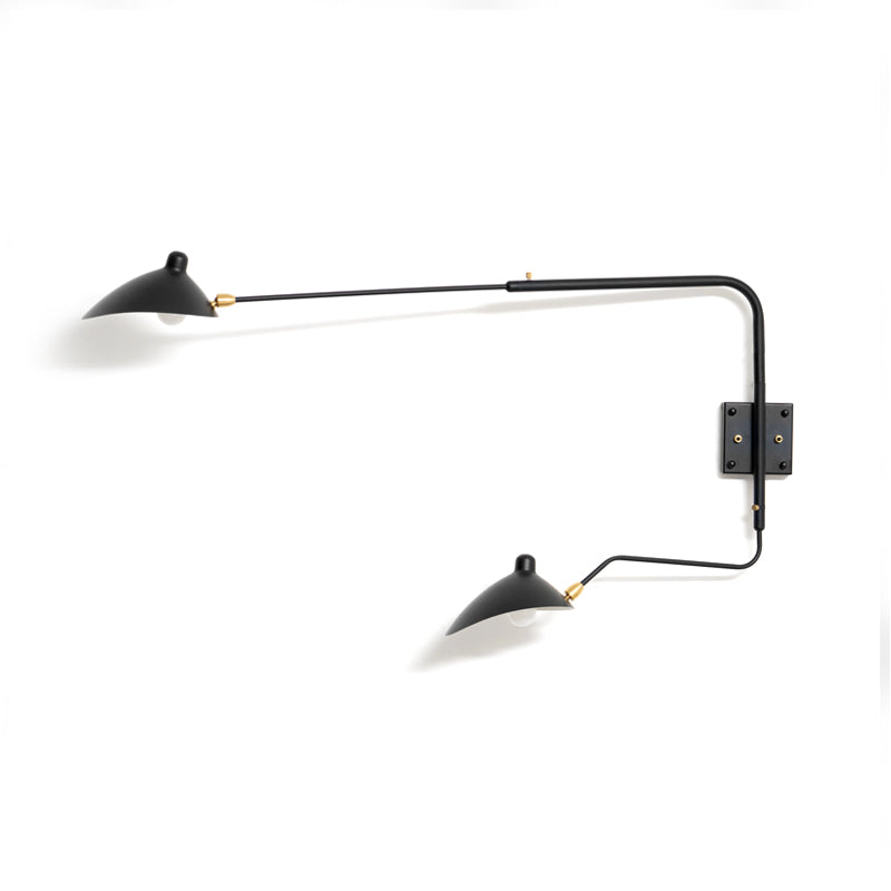 Serge Mouille Modern Aluminum Wall Light