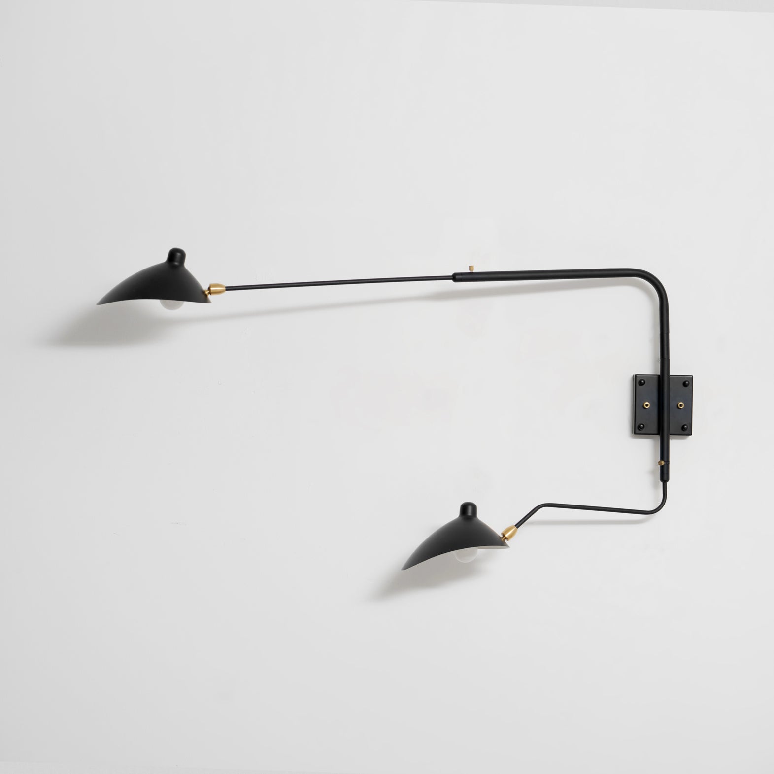 Serge Mouille Modern Aluminum Wall Light