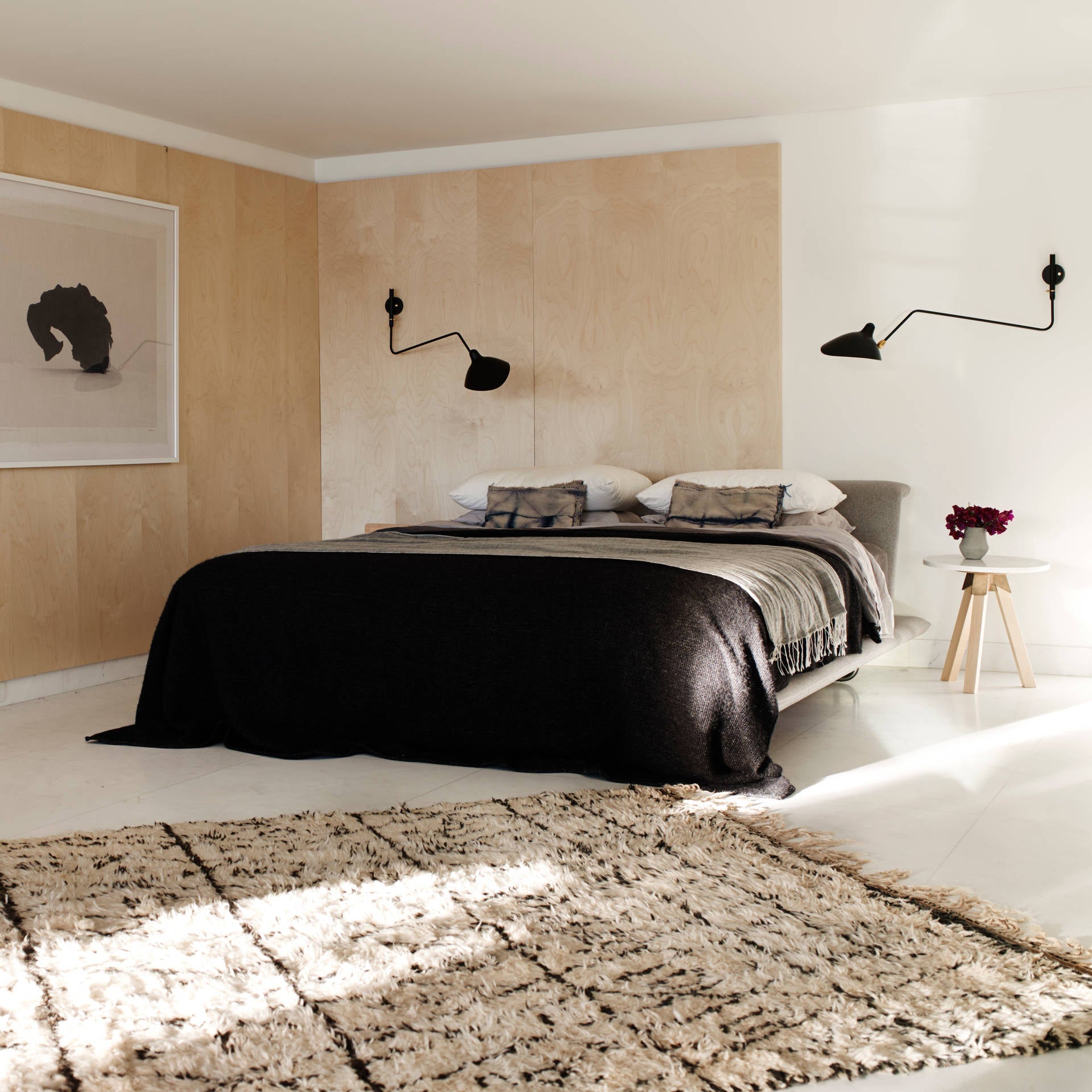 Serge Mouille Modern Aluminum Wall Light