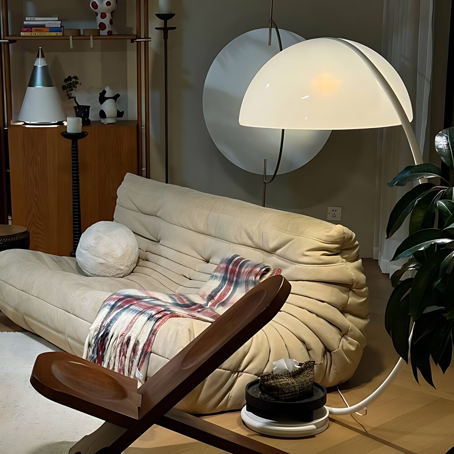 Serpente Modern Acrylic Floor Light