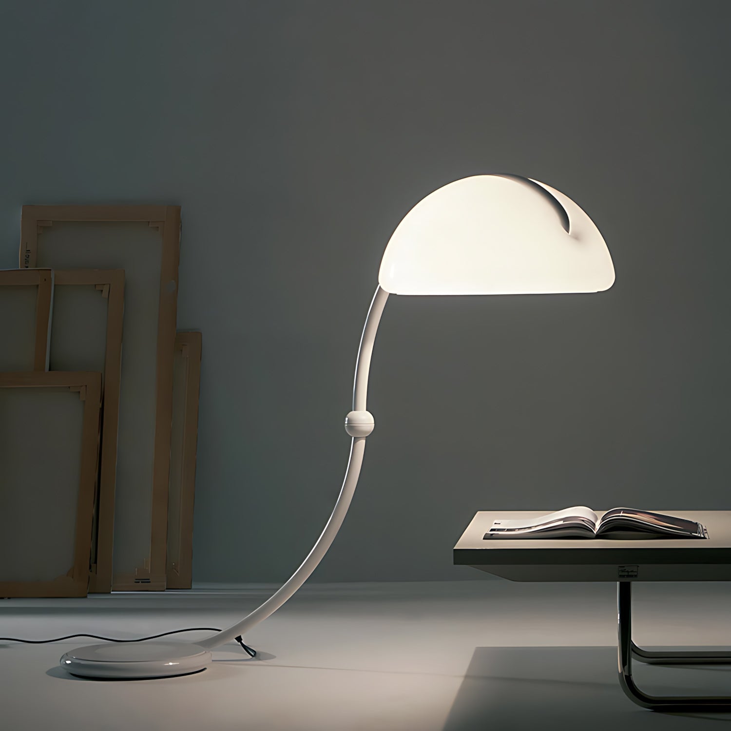 Serpente Modern Acrylic Floor Light