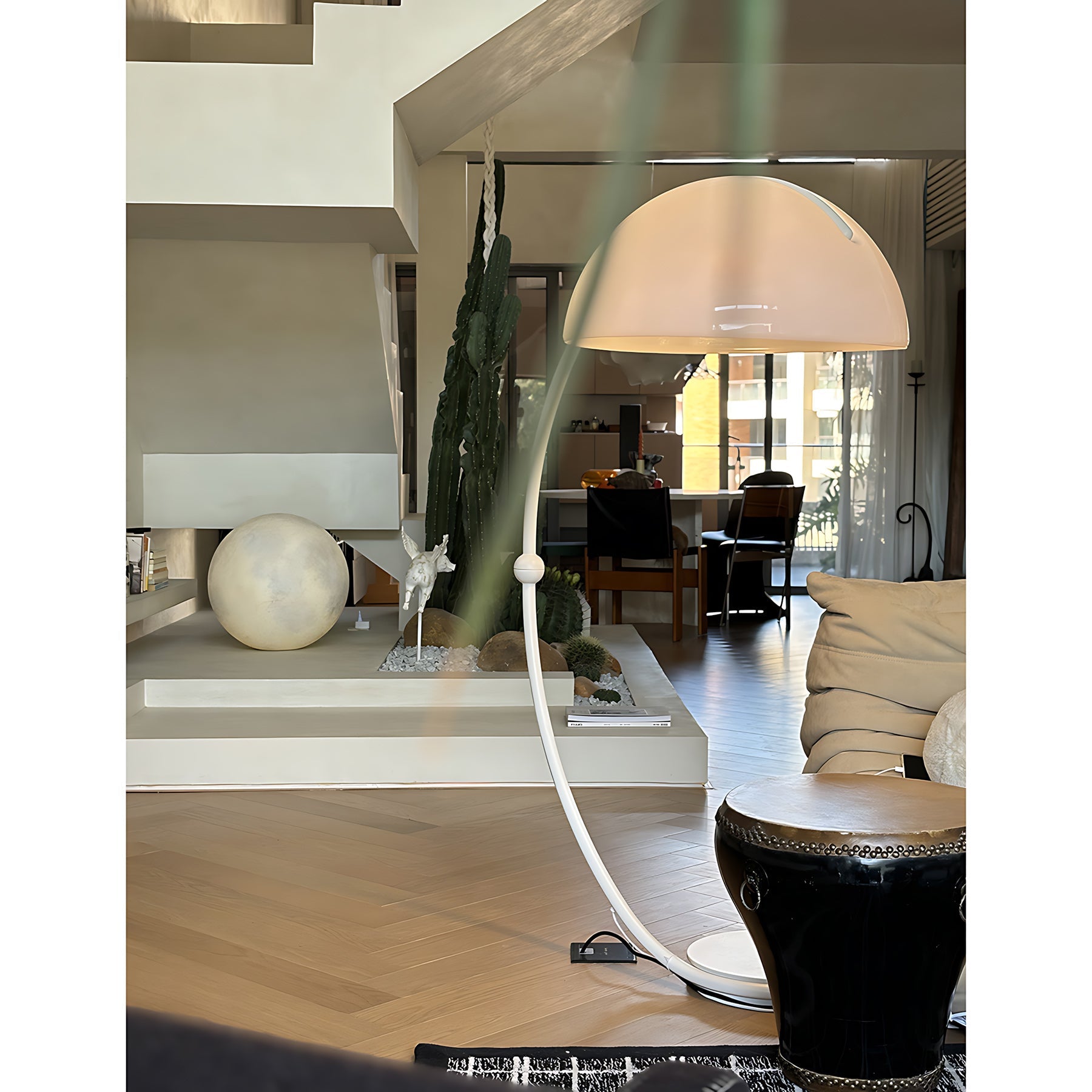 Serpente Modern Acrylic Floor Light