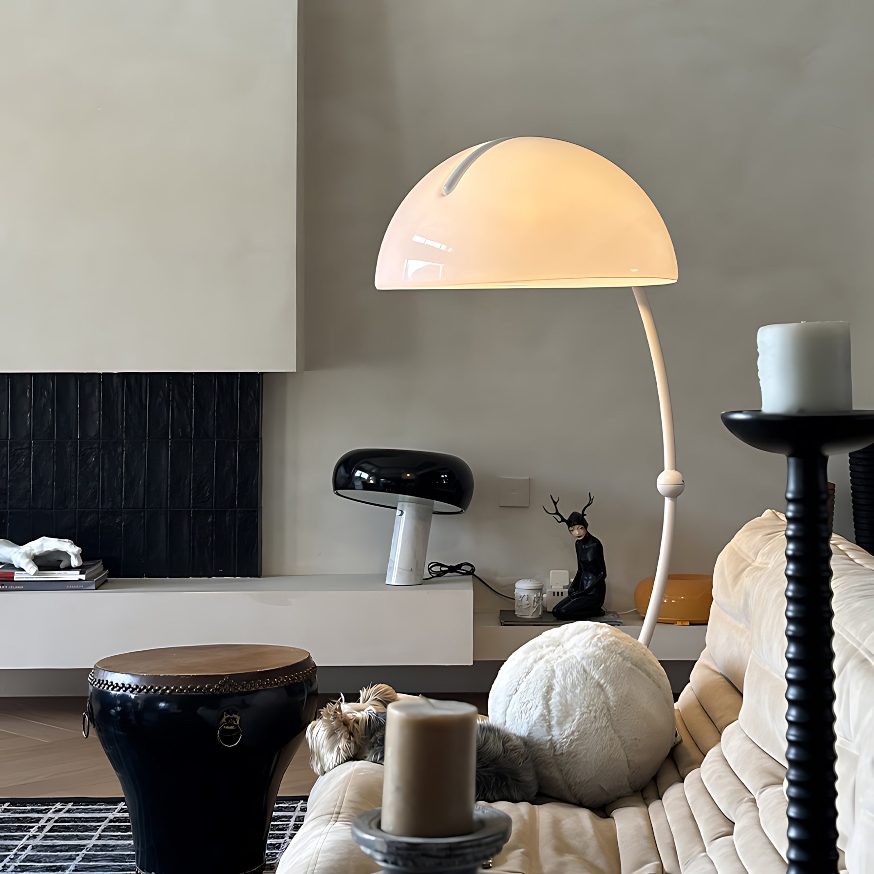 Serpente Modern Acrylic Floor Light