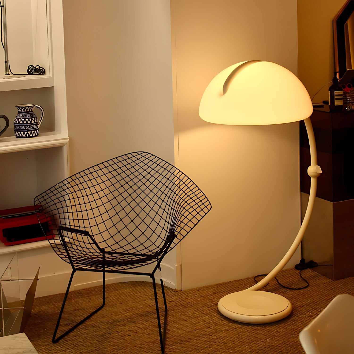 Serpente Modern Acrylic Floor Light