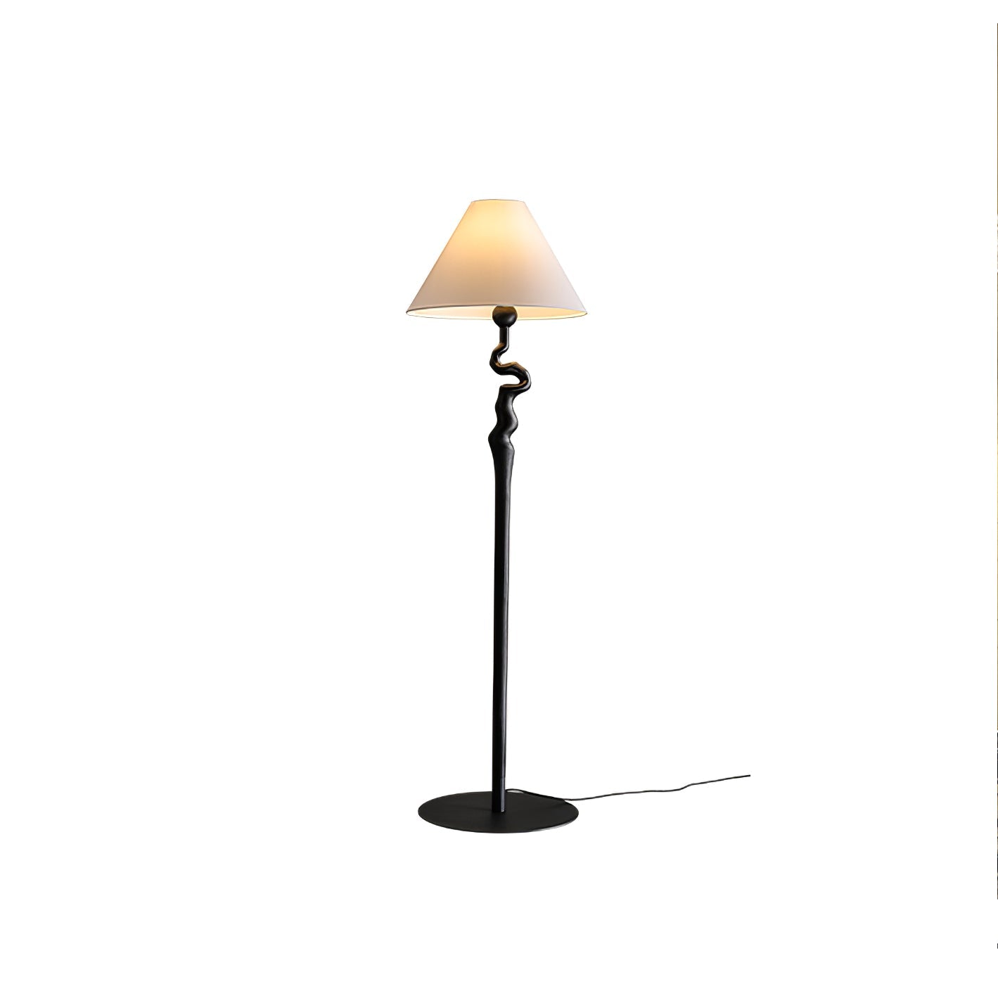 Serpentine Twist Floor Lamp - Blowlighting