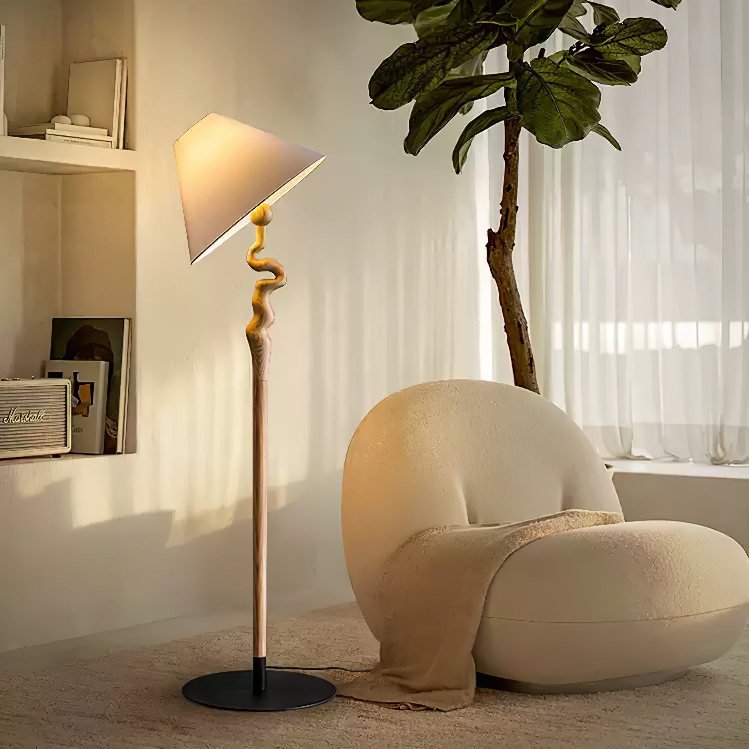 Serpentine Twist Floor Lamp - Blowlighting