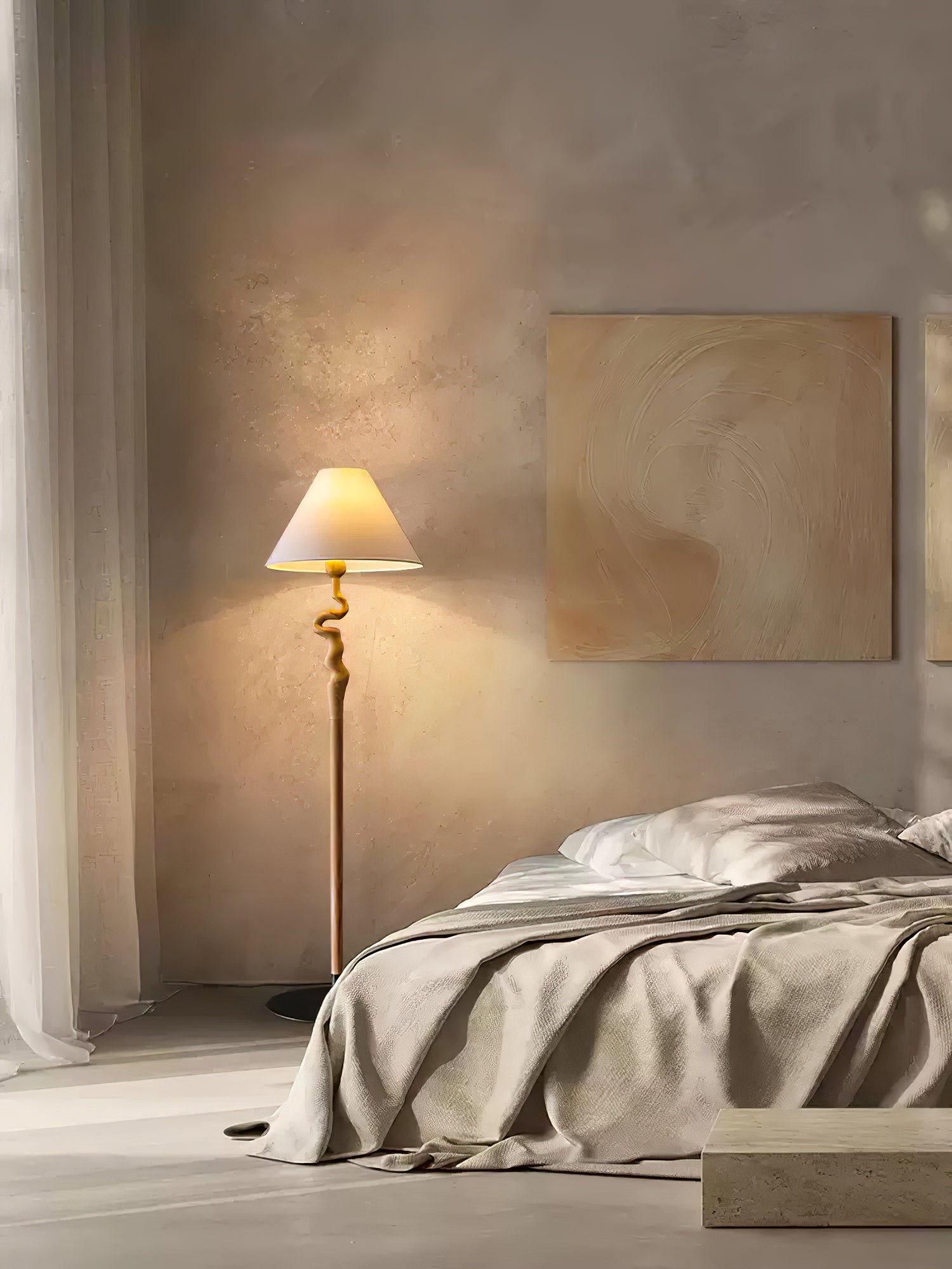 Serpentine Twist Floor Lamp - Blowlighting