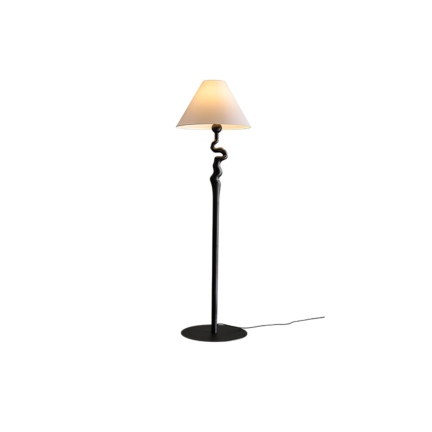 Serpentine Twist Floor Lamp - Blowlighting