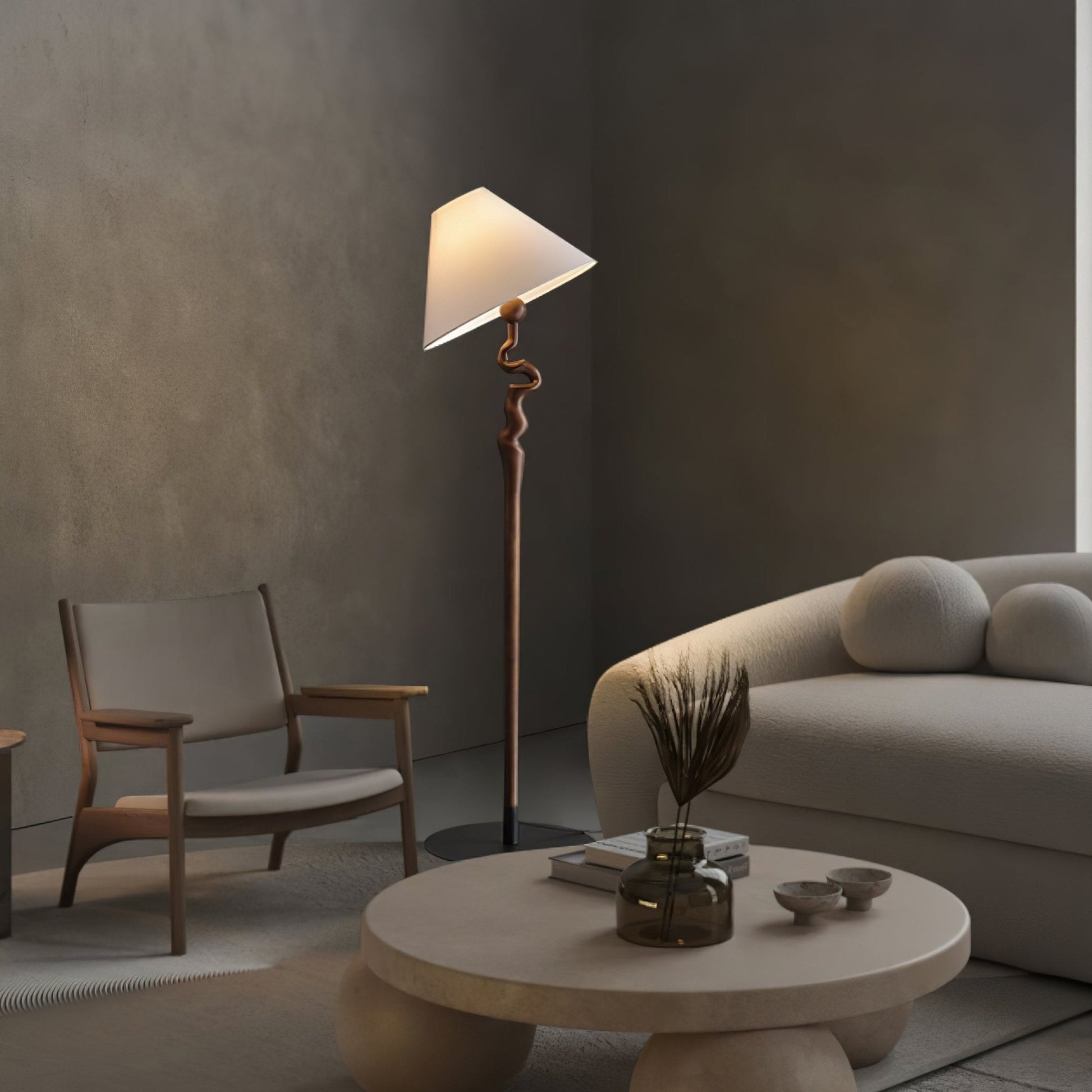 Serpentine Twist Floor Lamp - Blowlighting