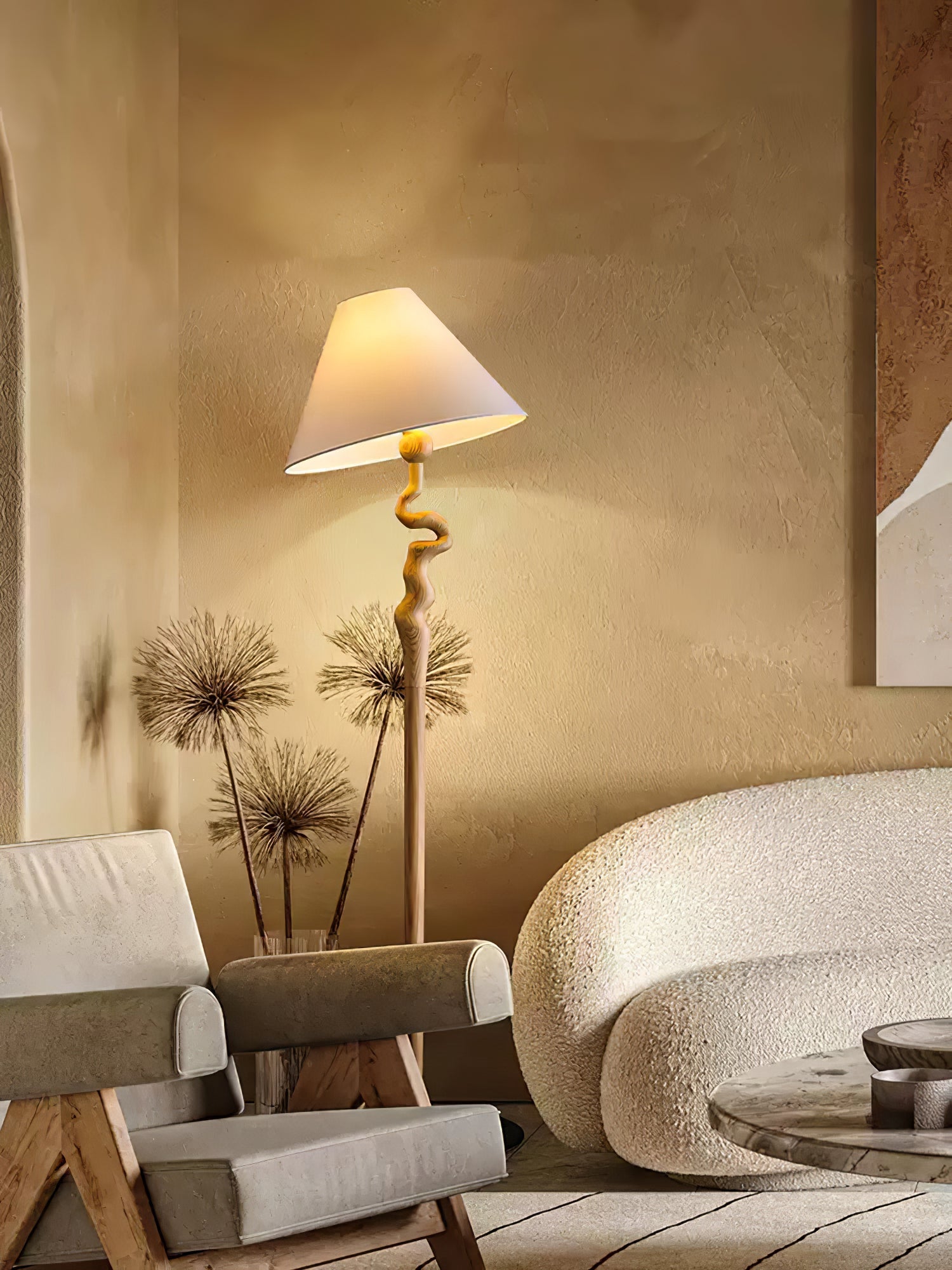 Serpentine Twist Floor Lamp - Blowlighting