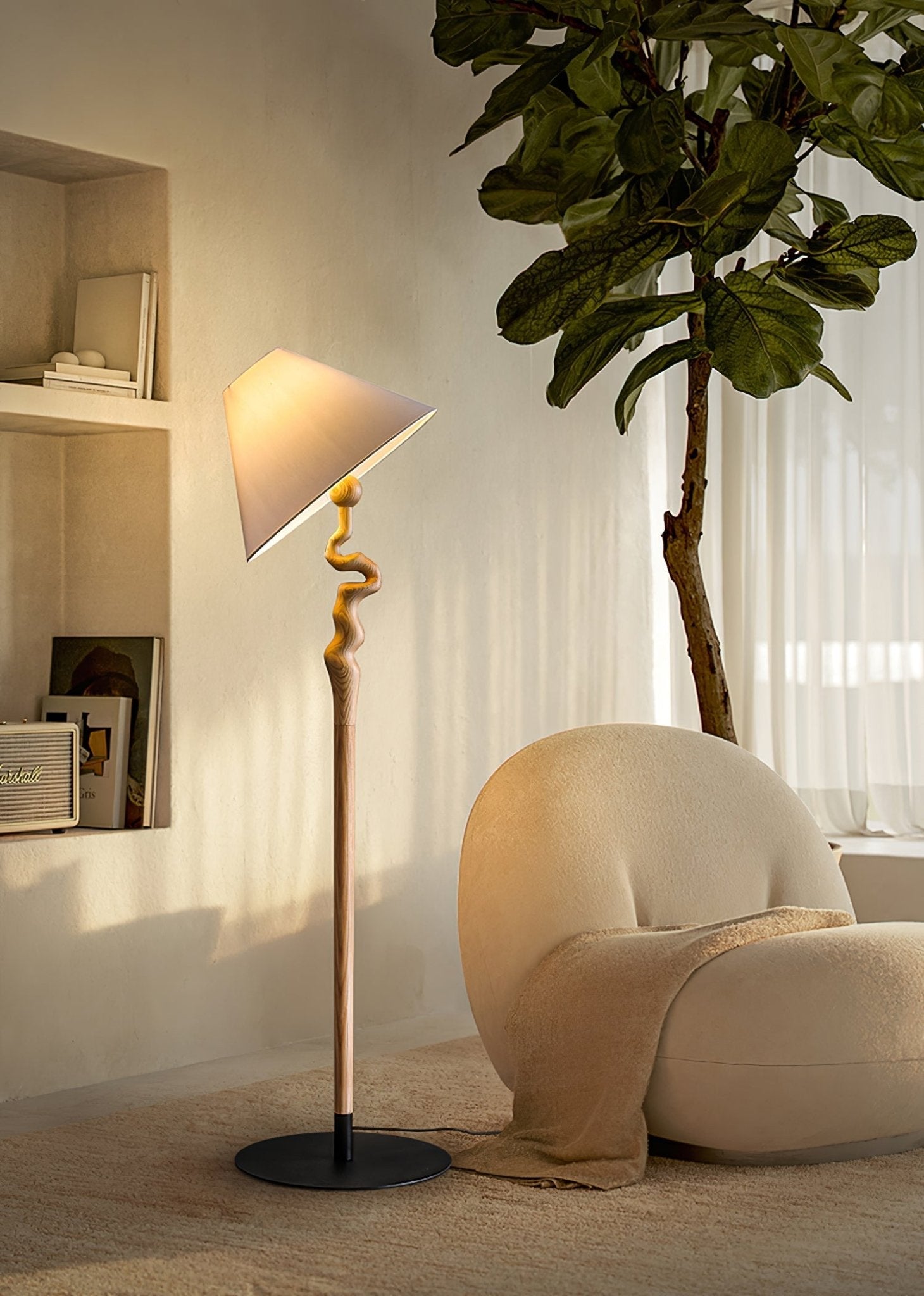 Serpentine Twist Floor Lamp - Blowlighting