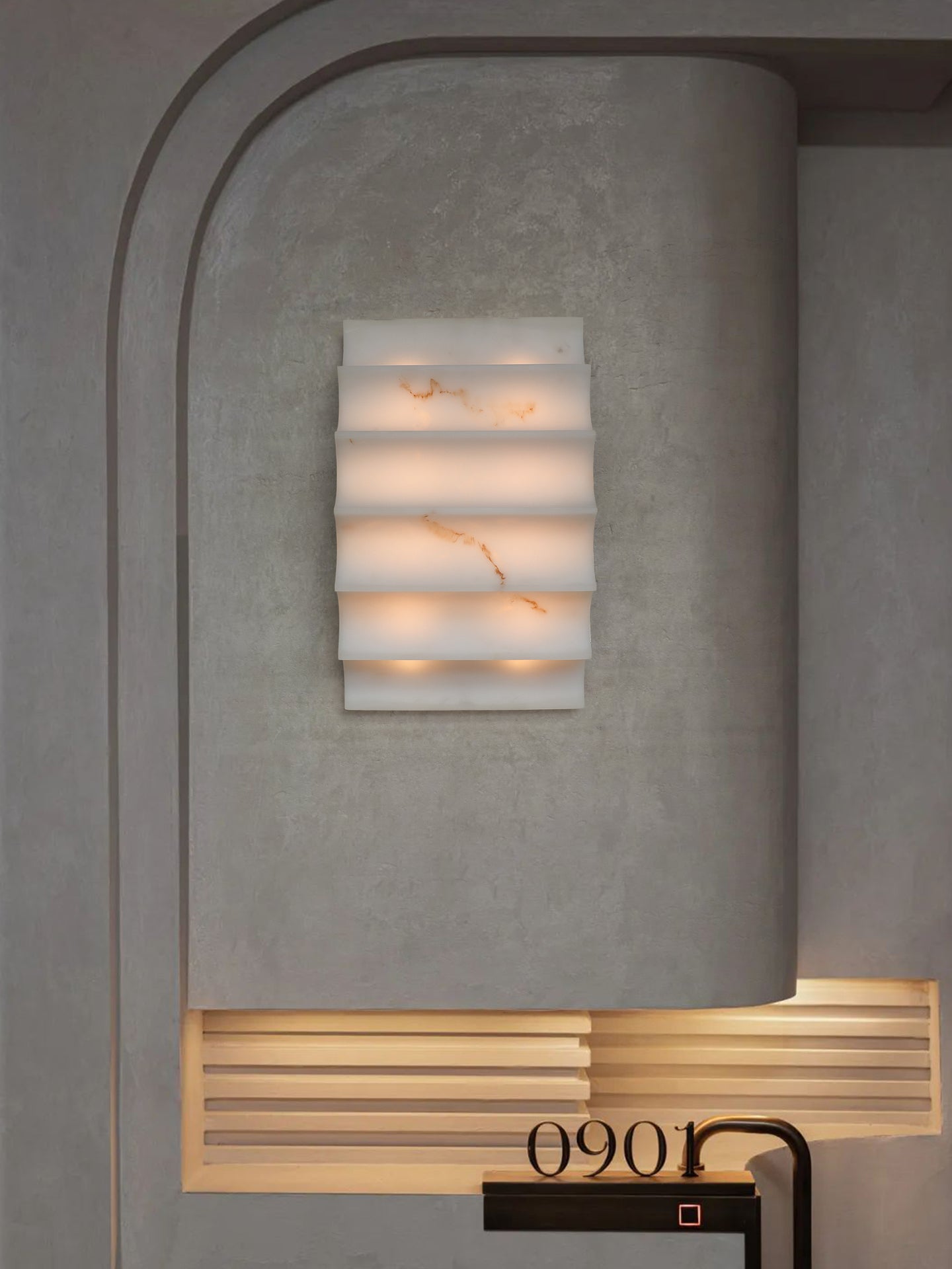 Serra Tiered Alabaster Sconce - Vakkerlight