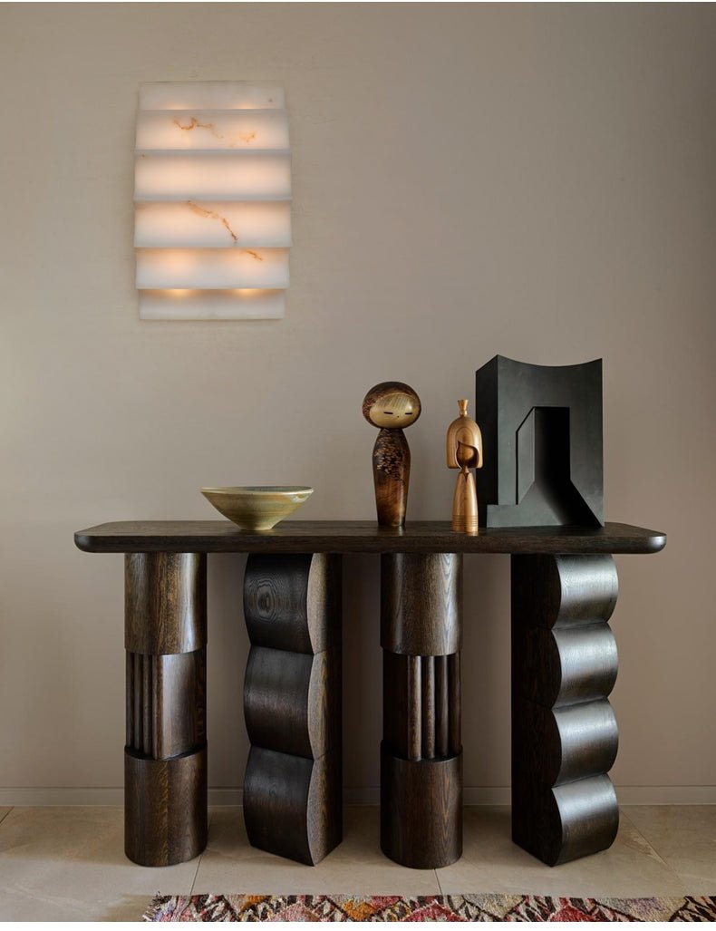 Serra Tiered Alabaster Sconce - Vakkerlight