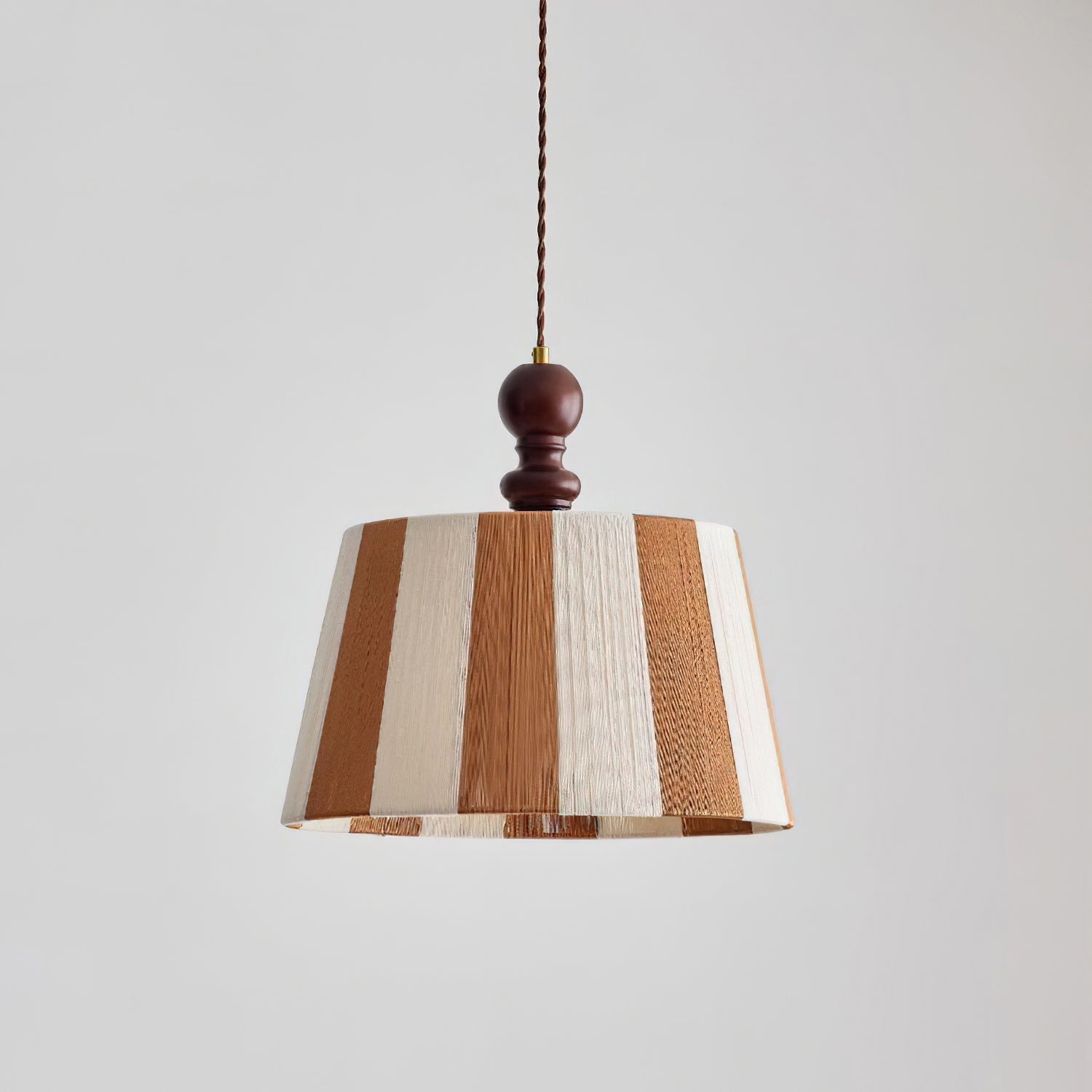 Shadow Stripe Modern Cotton Thread Pendant Light