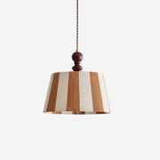 Shadow Stripe Modern Cotton Thread Pendant Light