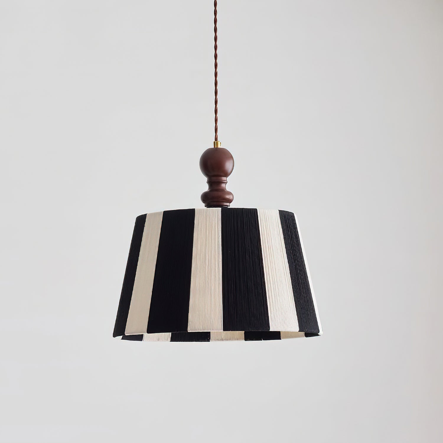 Shadow Stripe Modern Cotton Thread Pendant Light