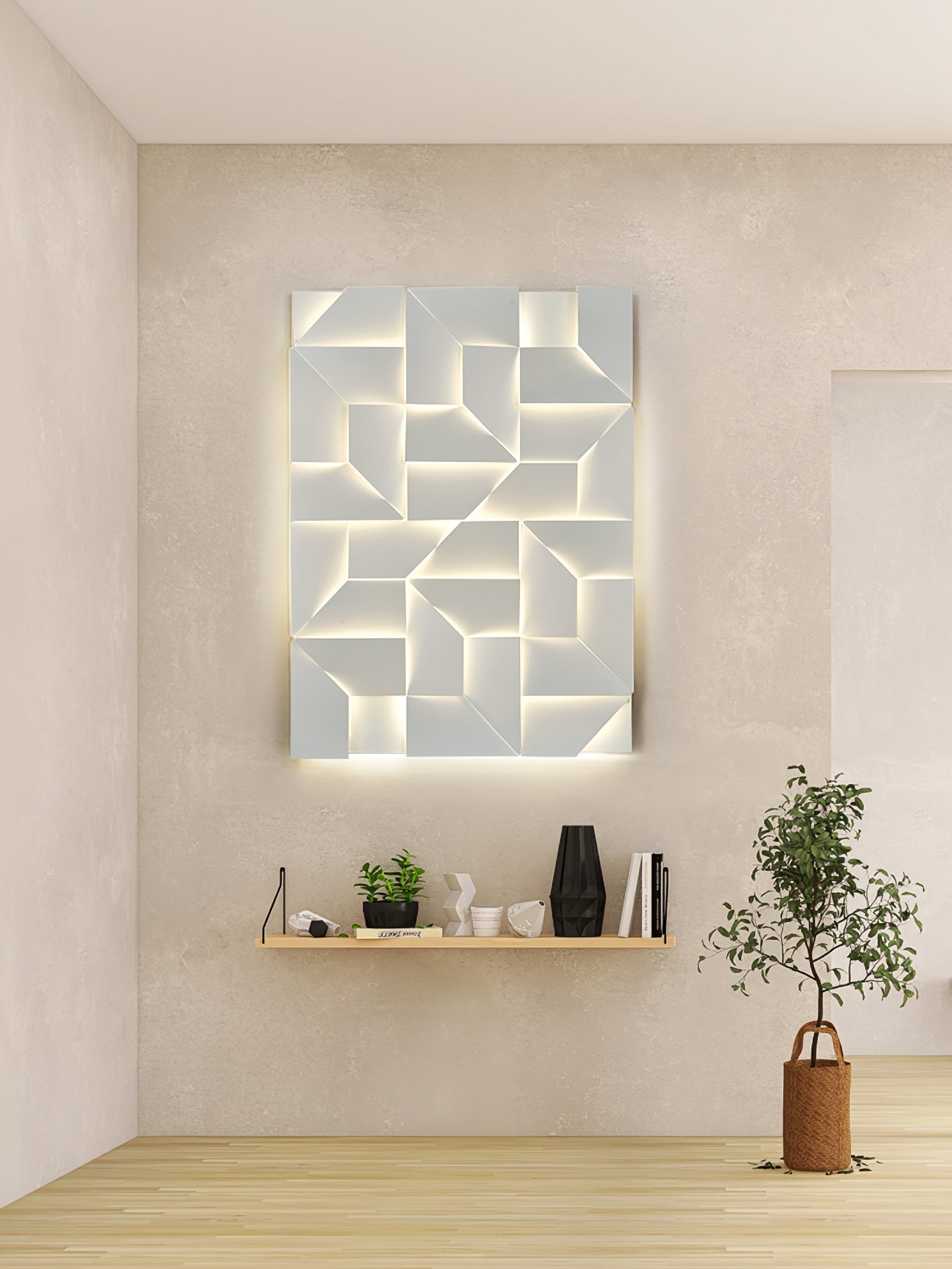 Shadows Grand Plug-in Sconce - Blowlighting