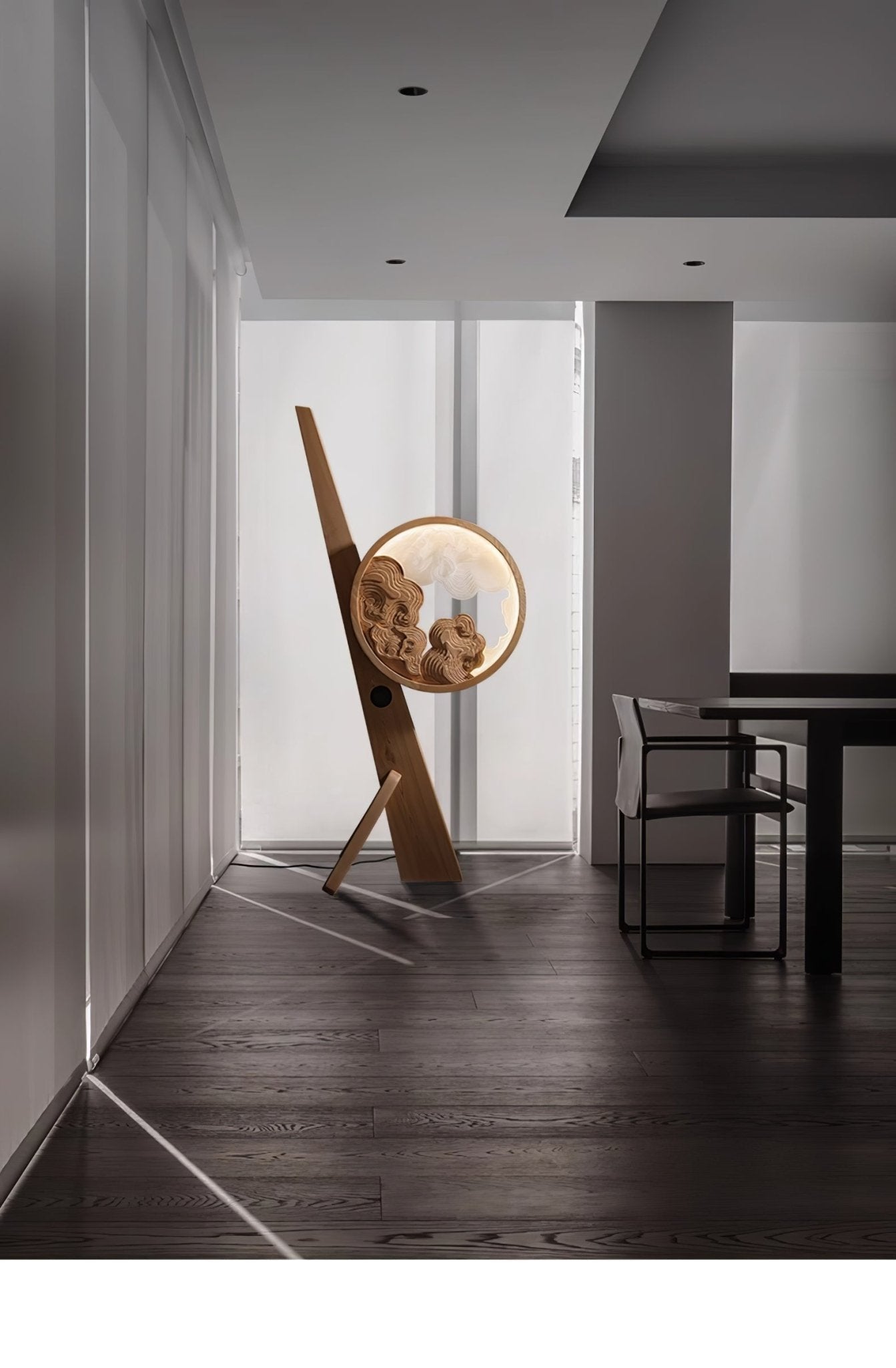 Cunoreth Rustic Wood Table Lamp - Blowlighting