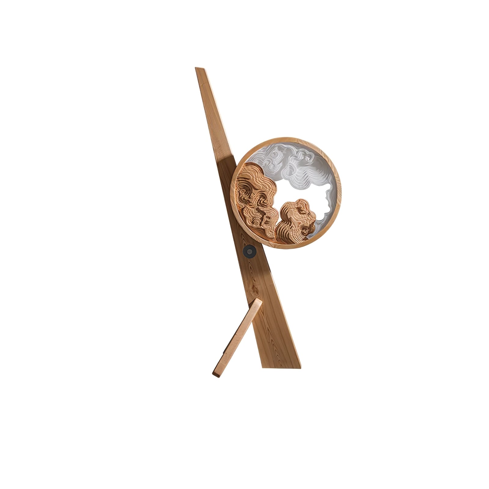 Cunoreth Rustic Wood Table Lamp - Blowlighting