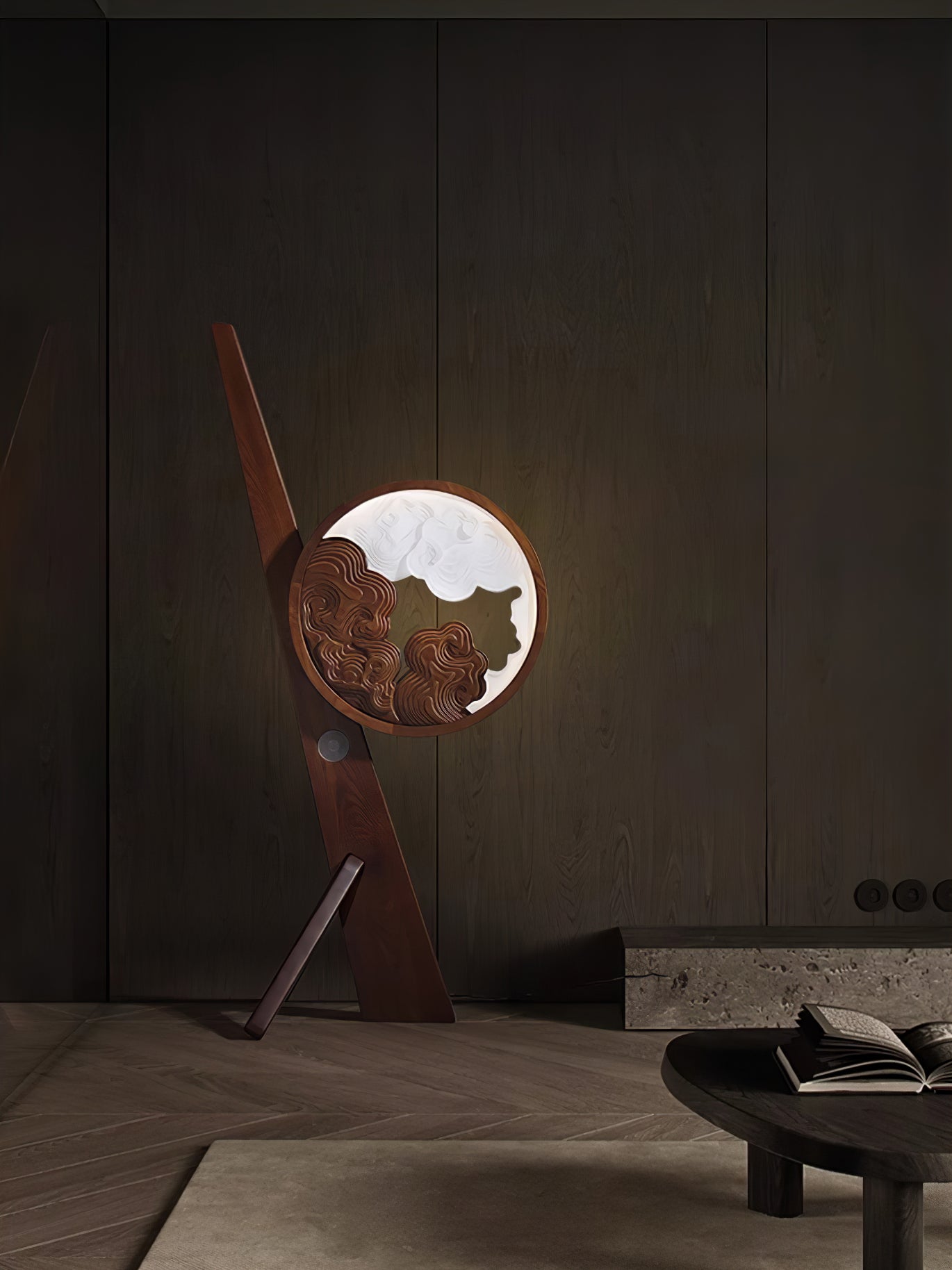 Cunoreth Rustic Wood Table Lamp - Blowlighting