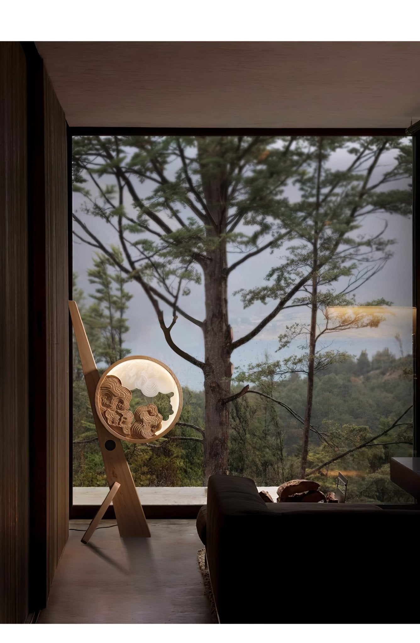 Cunoreth Rustic Wood Table Lamp - Blowlighting