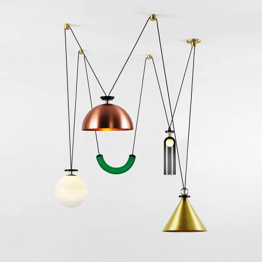 Geometric Shape Art Modern Chandelier - Blowlighting
