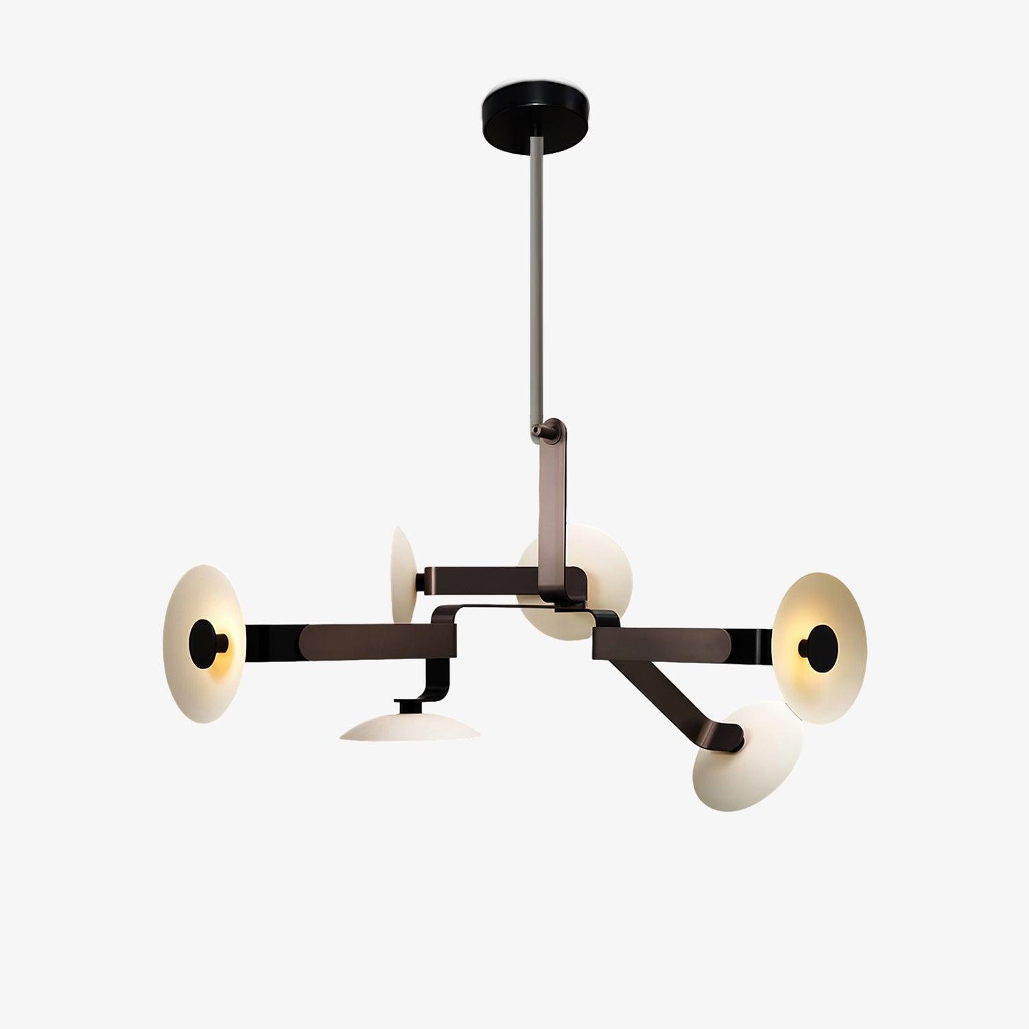 Samuel Vintage Metal Chandelier - Blowlighting